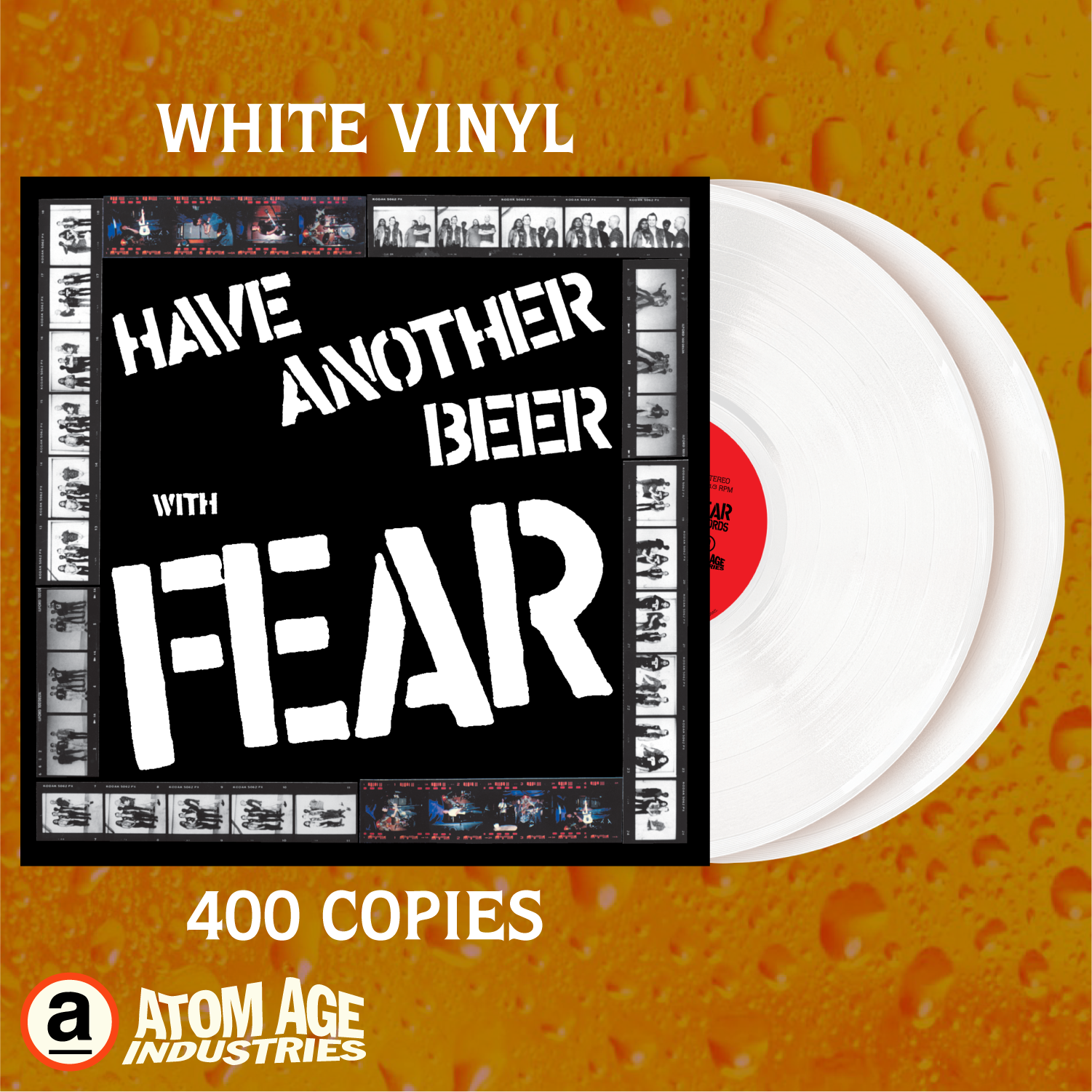 FEAR: "HAVE ANOTHER BEER WITH FEAR" DELUXE RE-ISSUE 2XLP