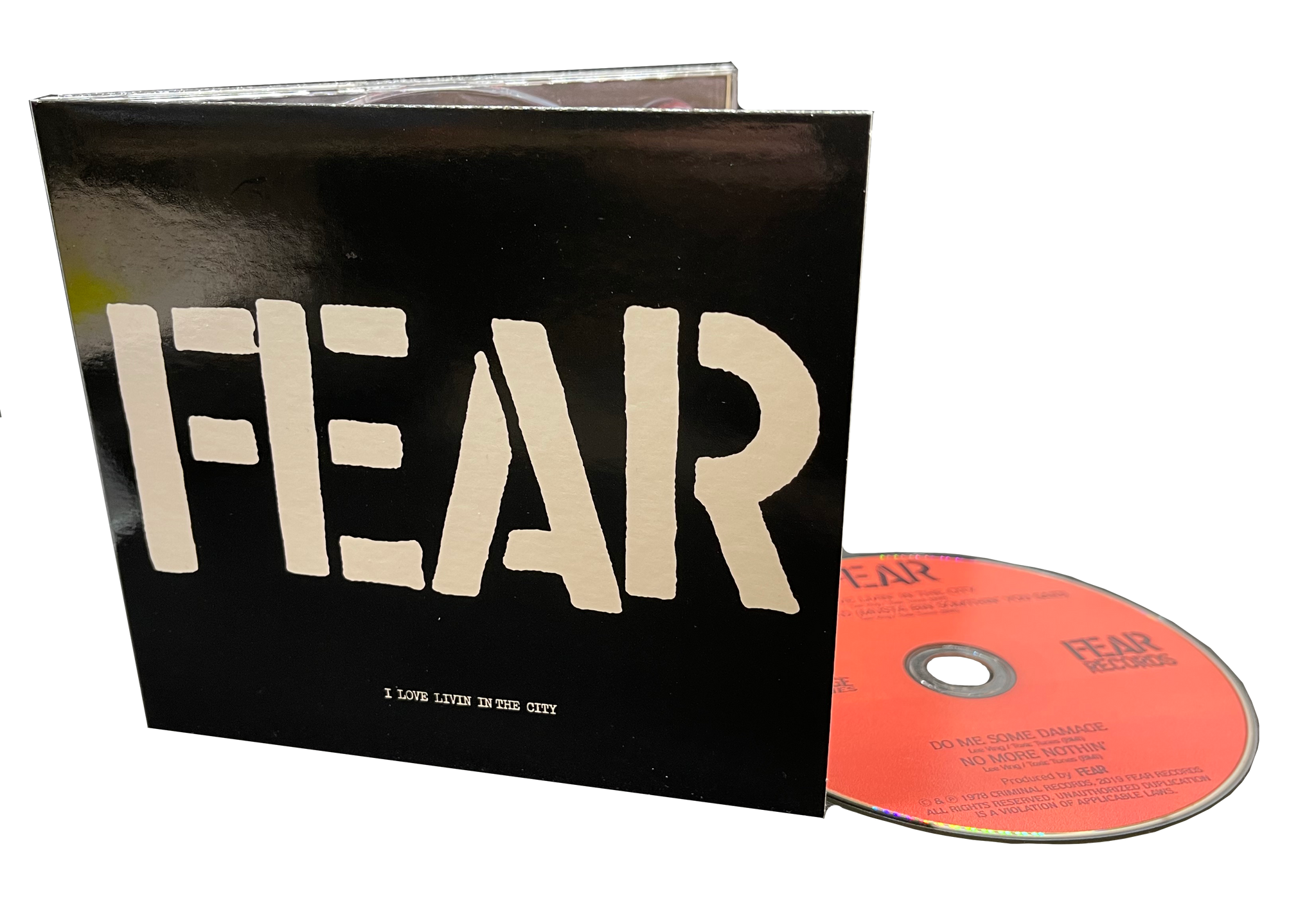FEAR "I LOVE LIVING IN THE CITY" EP CD