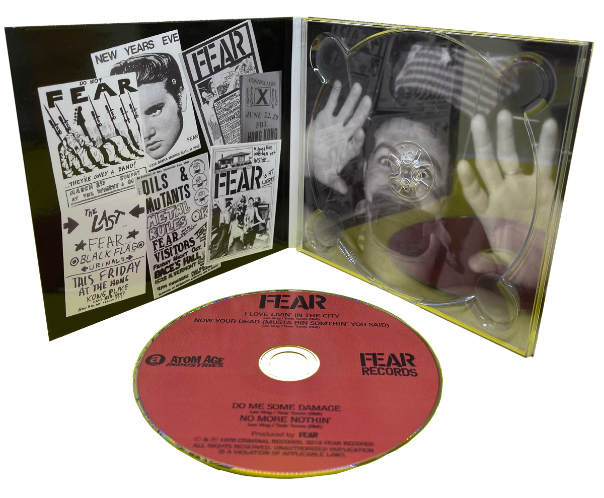 FEAR "I LOVE LIVING IN THE CITY" EP COMPACT DISC