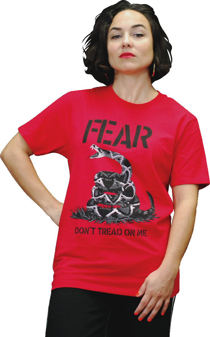FEAR "DON'T TREAD ON ME" T-SHIRT