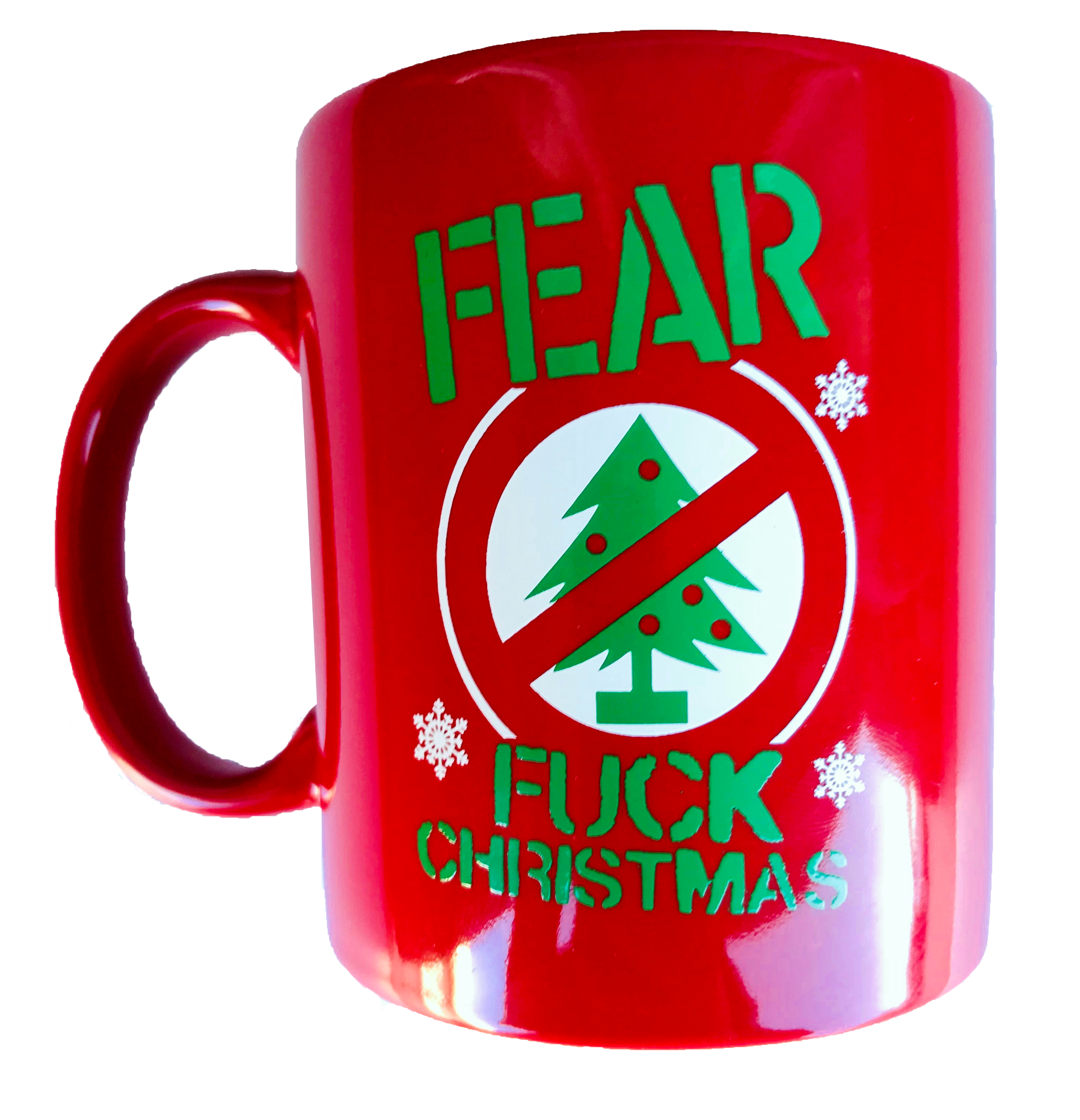 FEAR: FUCK CHRISTMAS COFFEE MUG