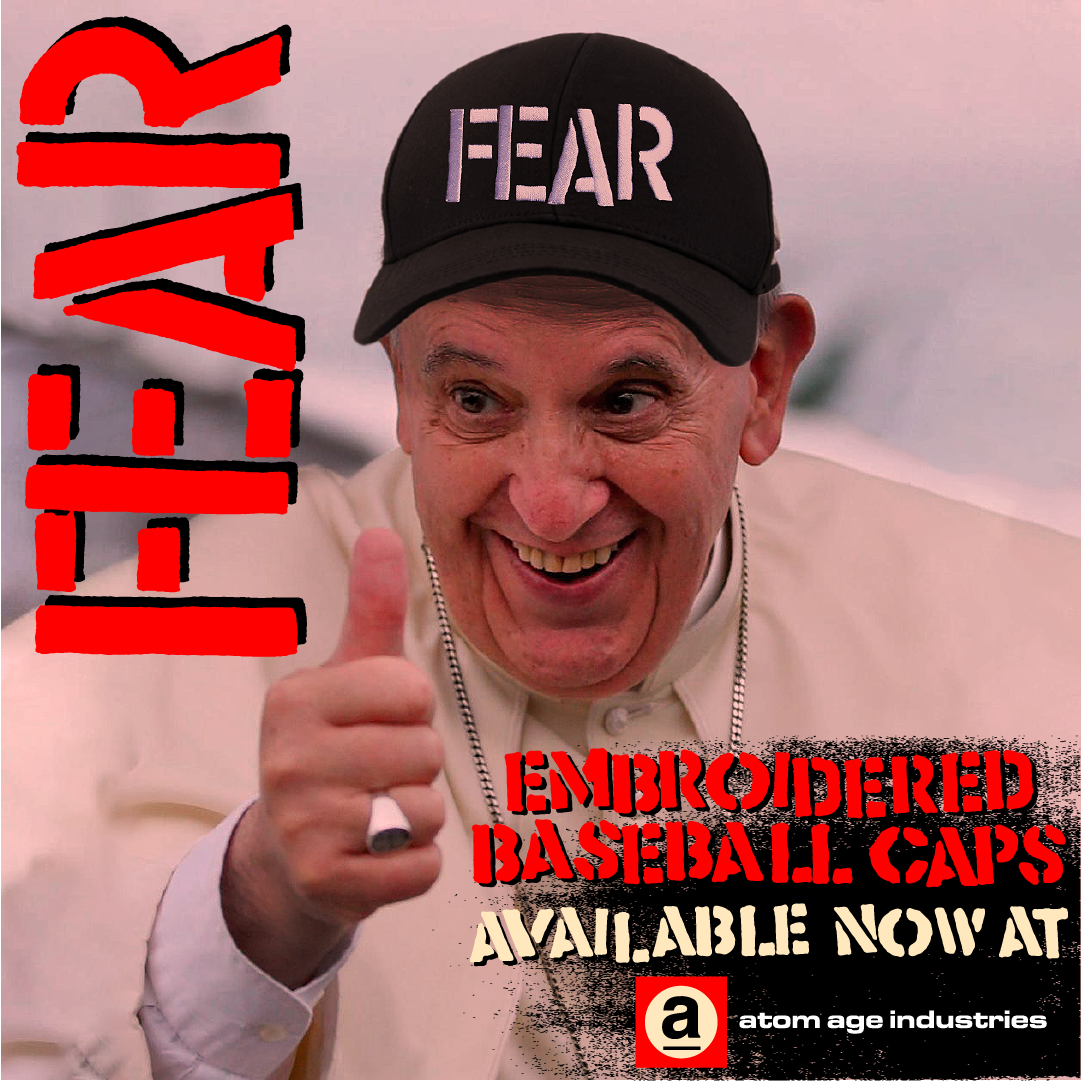 FEAR: "LOGO" EMBROIDERED BASEBALL CAP