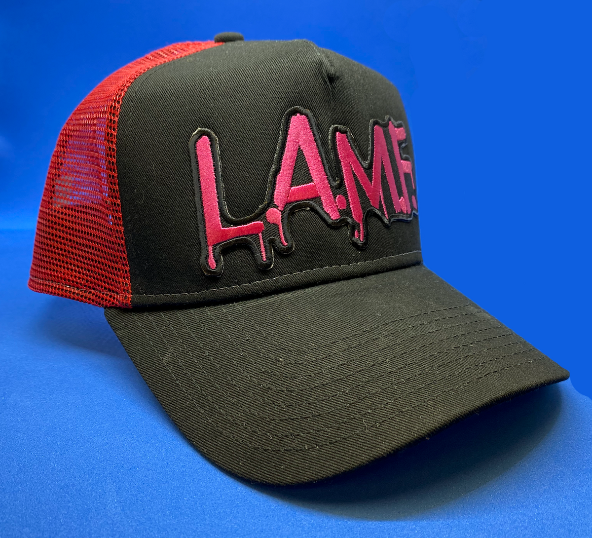 JOHNNY THUNDERS: "L.A.M.F." EMBROIDERED MESH BACK BALLCAP