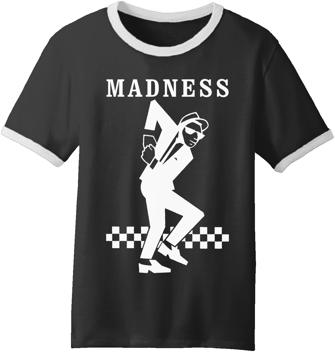 MADNESS "WALT JABSCO" BLACK RINGER T-SHIRT