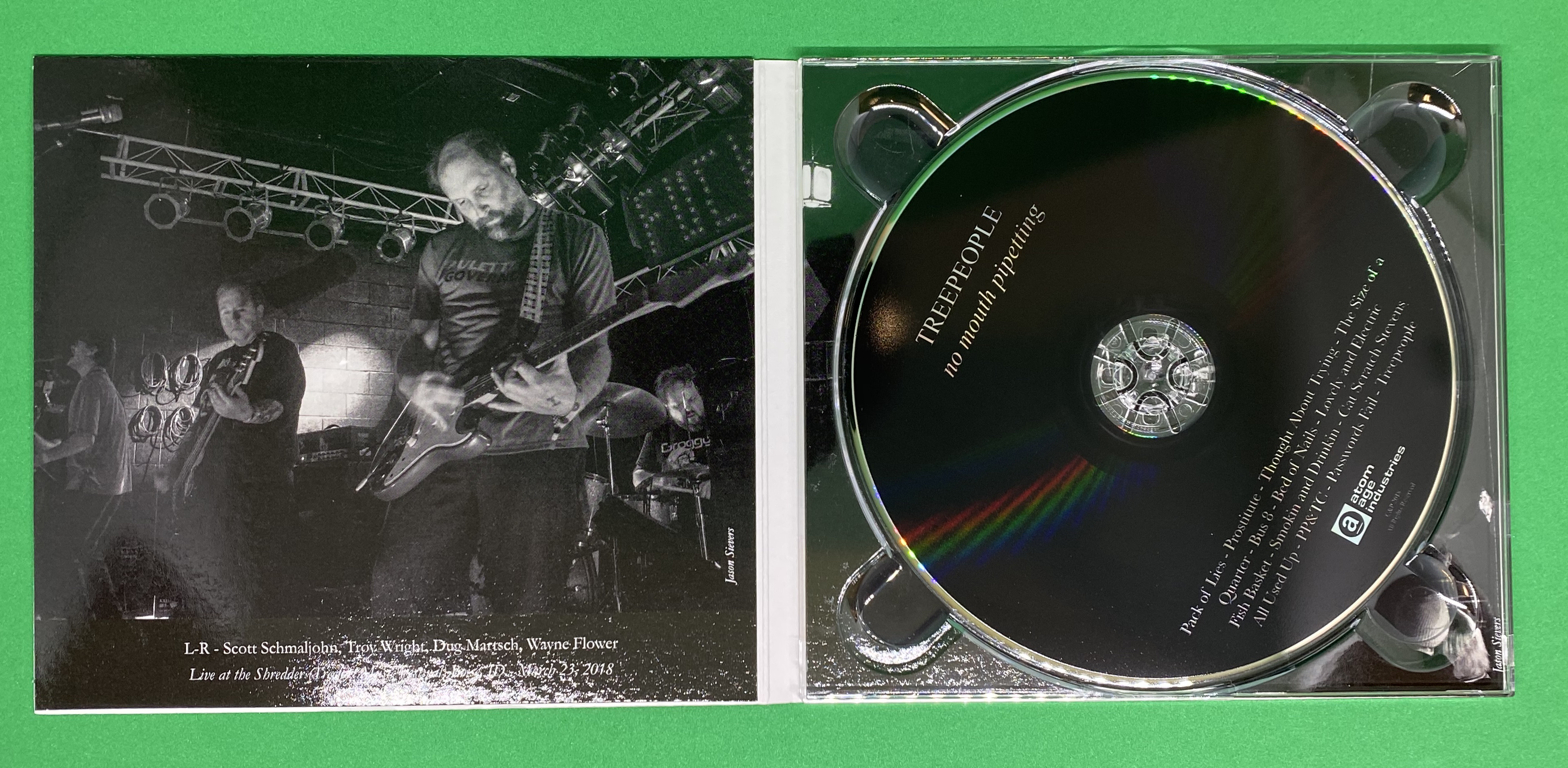 TREEPEOPLE "NO MOUTH PIPETTING" COMPACT DISC