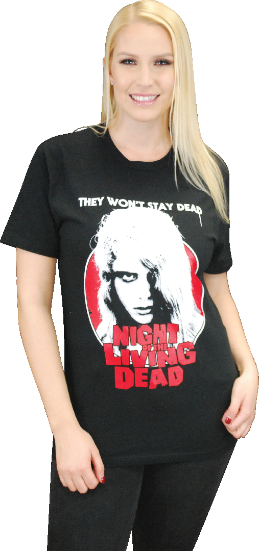 NIGHT OF THE LIVING DEAD "KYRA" T-SHIRT DESIGNED BY MISTER BLACK