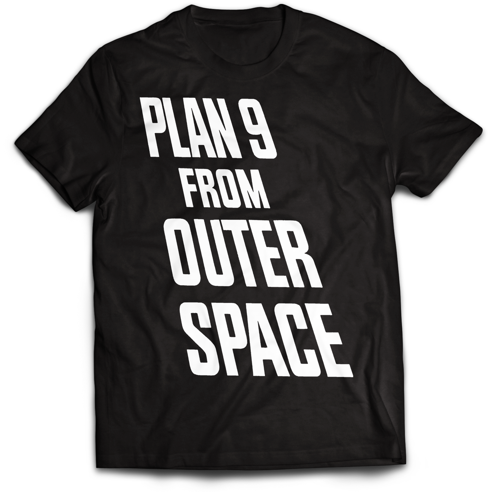 ATOM AGE: "PLAN 9 FROM OUTER SPACE" LOGO T-SHIRT