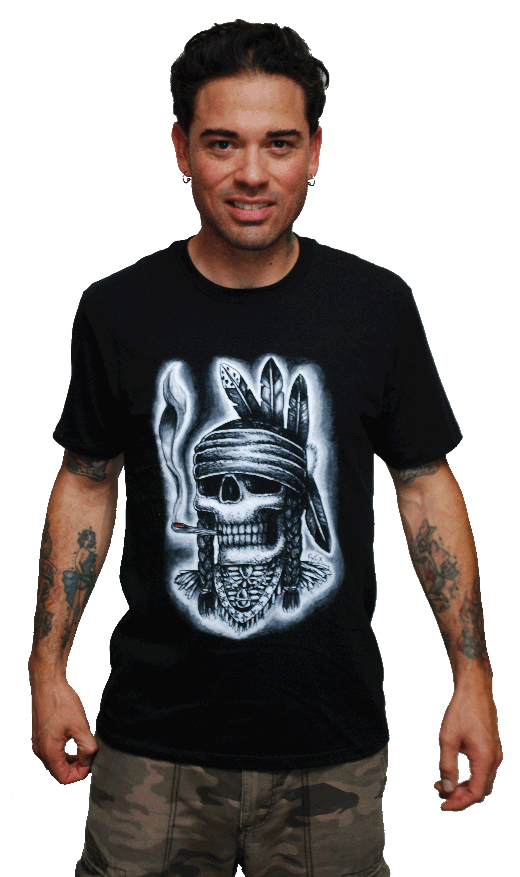 RXCX "SMOKING INDIAN" T-SHIRT