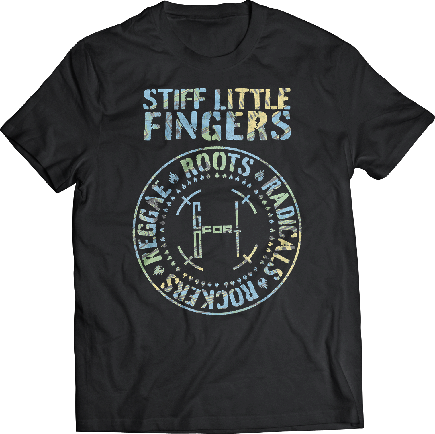 STIFF LITTLE FINGERS "ROOTS RADICALS" T-SHIRT