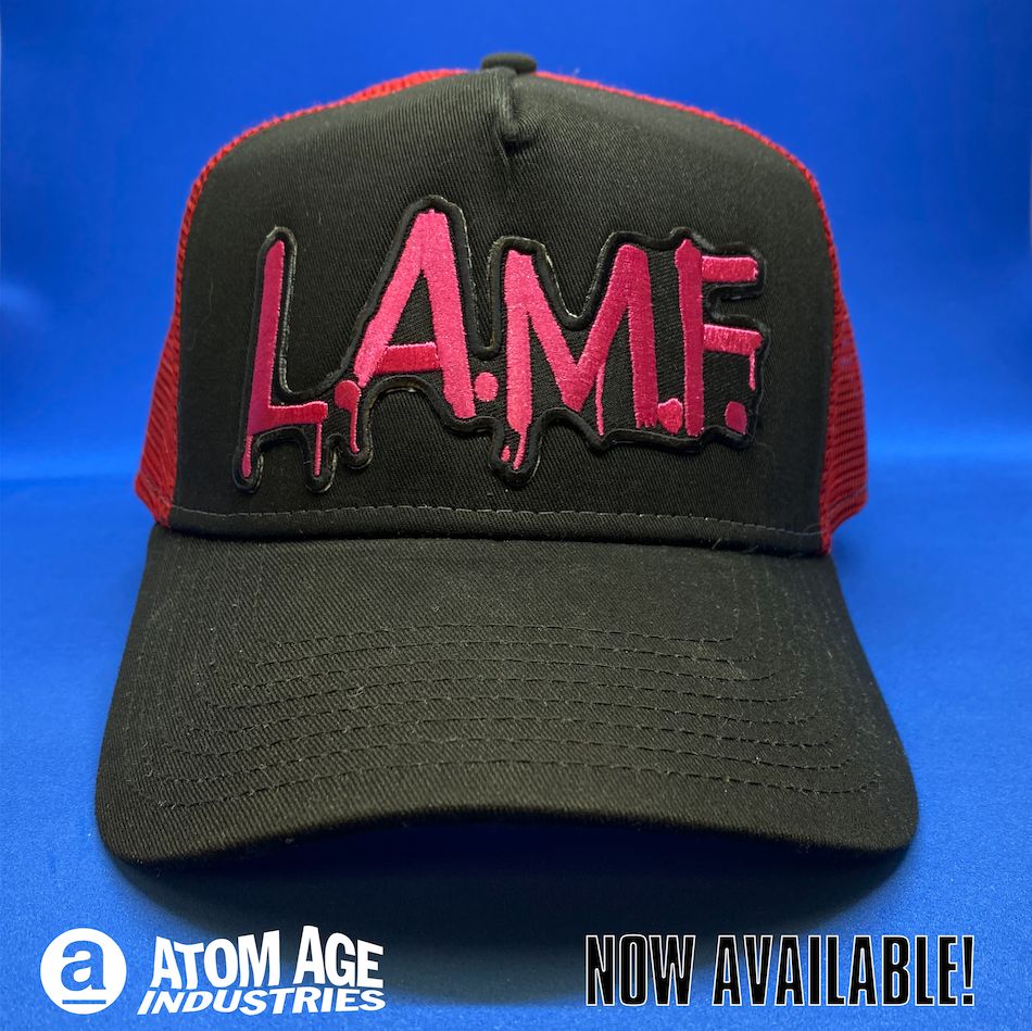 JOHNNY THUNDERS: "L.A.M.F." EMBROIDERED MESH BACK BALLCAP