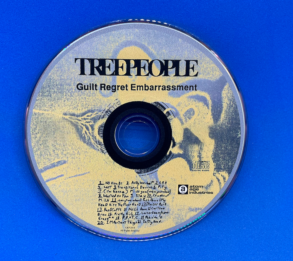 TREEPEOPLE "GUILT, REGRET, EMBARRASSMENT" COMPACT DISC