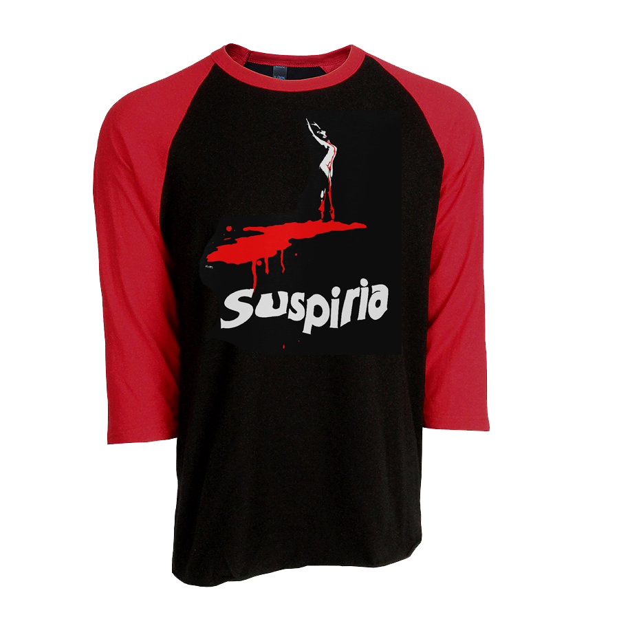 DARIO ARGENTO "SUSPIRIA" RED SLEEVED RAGLAN