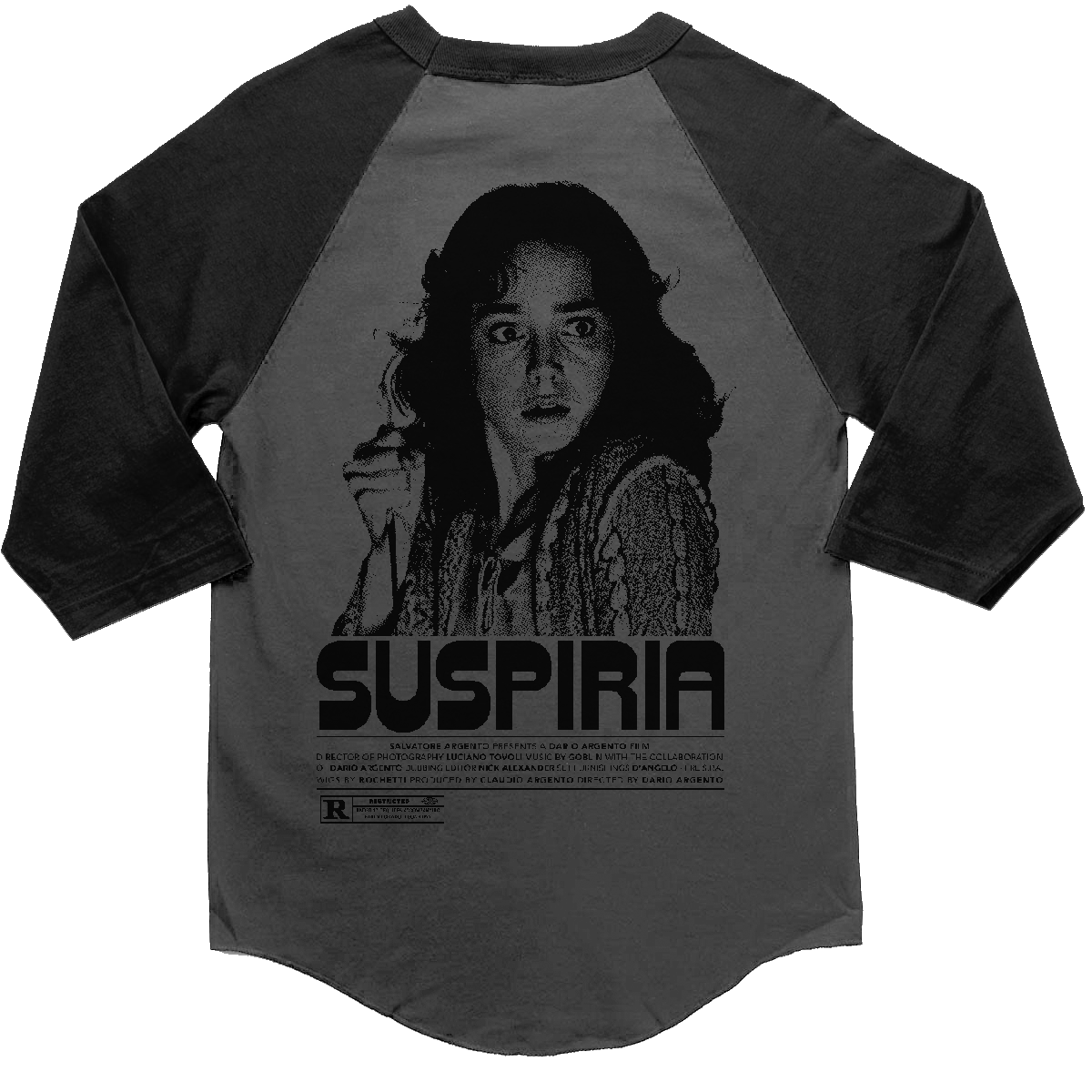 DARIO ARGENTO "SUSPIRIA" SUZY BANION 3/4 SLEEVE RAGLAN