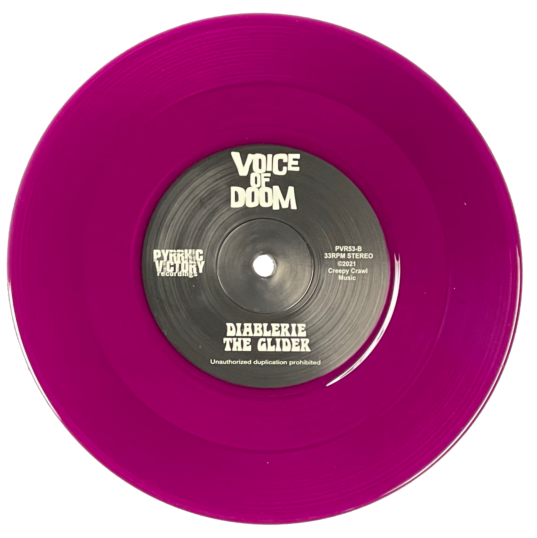VOICE OF DOOM: "NIGHT TIDE" LIMITED EDITION 7" SINGLE