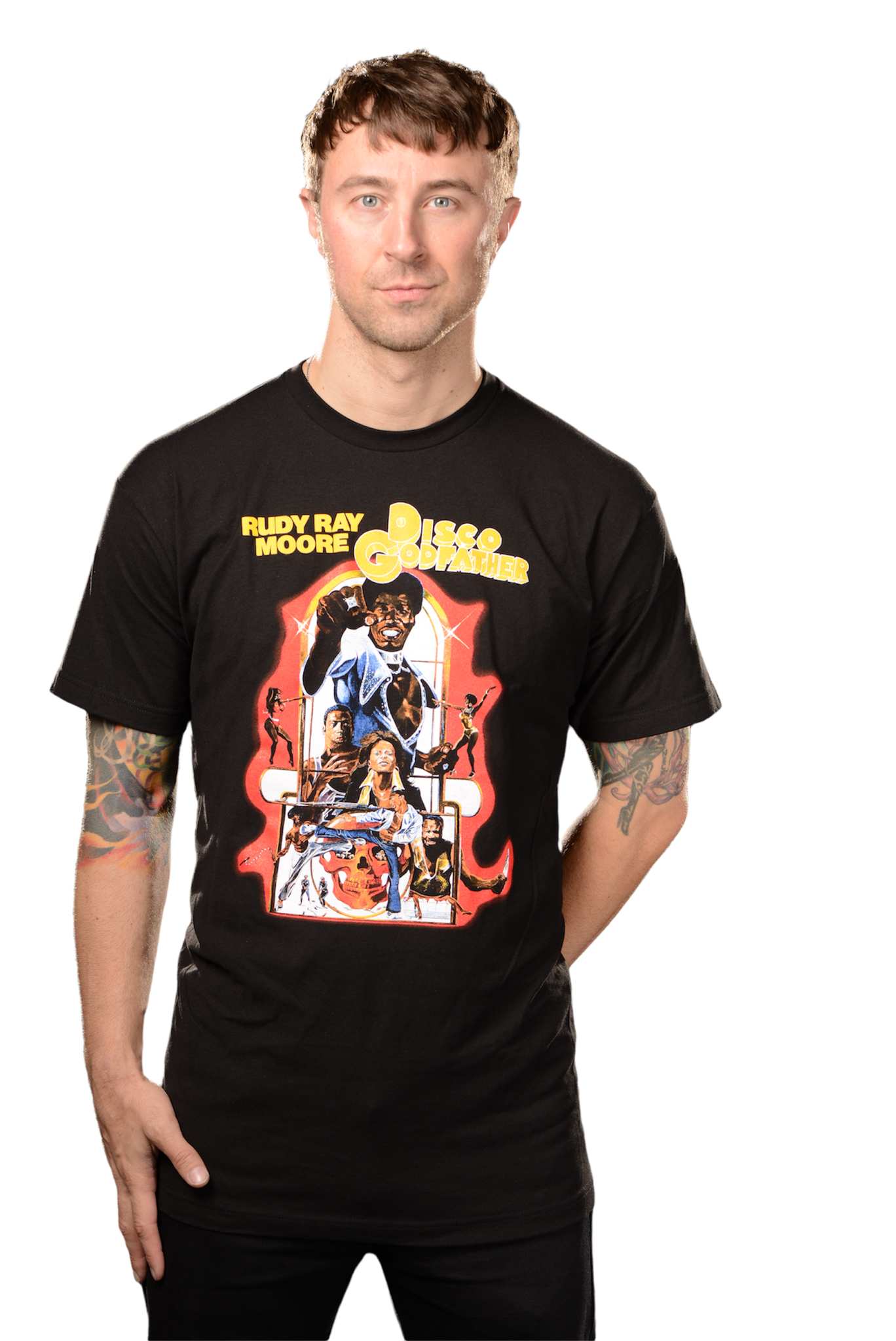RUDY RAY MOORE IS THE DISCO GODFATHER T-SHIRT