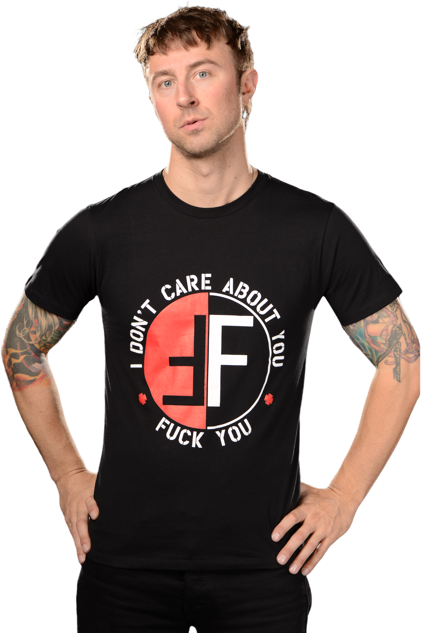 FEAR: "I DON'T CARE ABOUT T-SHIRT – Atom