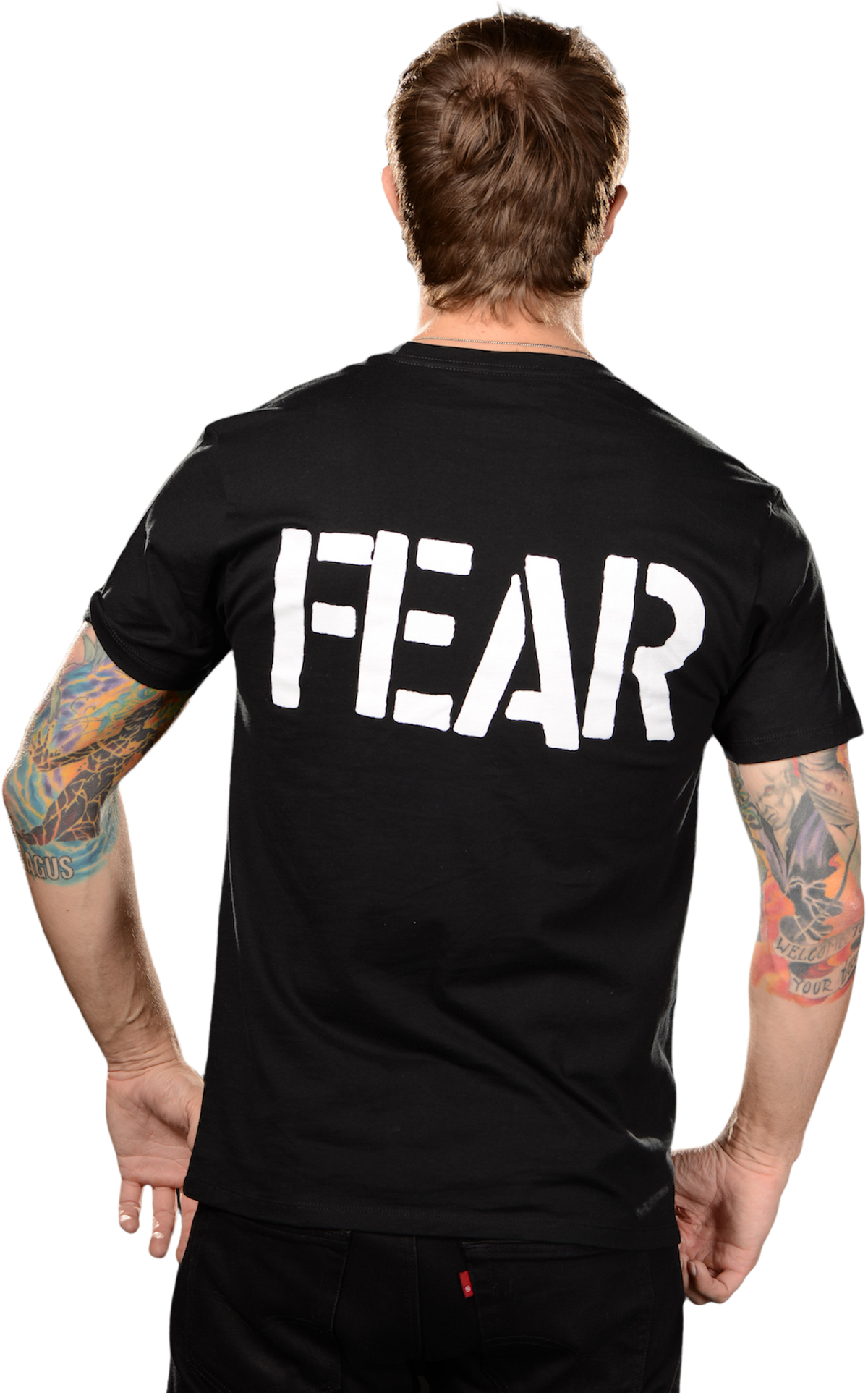 FEAR: "EAGLE & LOGO" T-SHIRT