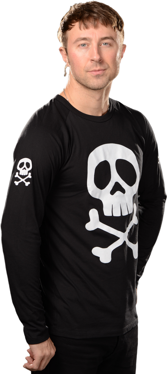 LEIJI MATSUMOTO'S CAPTAIN HARLOCK RAGLAN 3/4 SLEEVE AND LONG LEIJI MATSUMOTO'S CAPTAIN HARLOCK RAGLAN 3/4 SLEEVE AND LONG