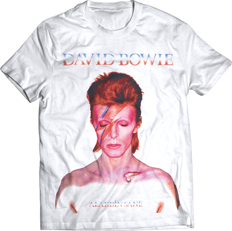 DAVID BOWIE "ALADDIN SANE" T-SHIRT