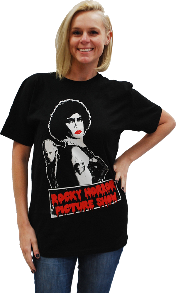 ROCKY HORROR PICTURE SHOW BLACK T-SHIRT