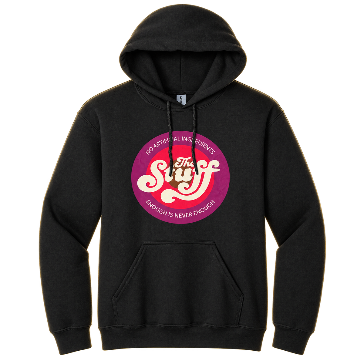 THE STUFF "LOGO" PULLOVER HOODED SWEATSHIRT