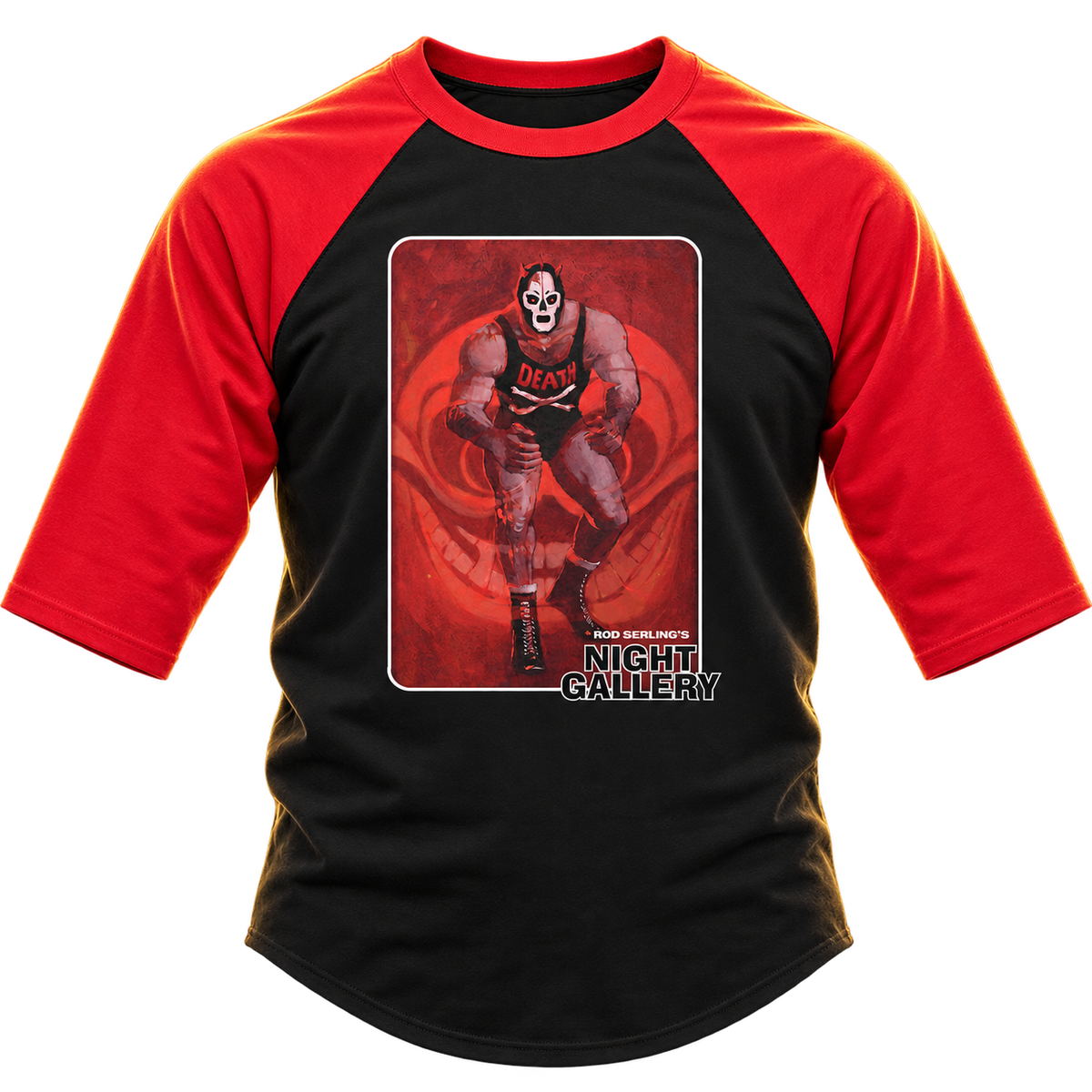 NIGHT GALLERY "DR. DEATH" 3/4 SLEEVE RAGLAN