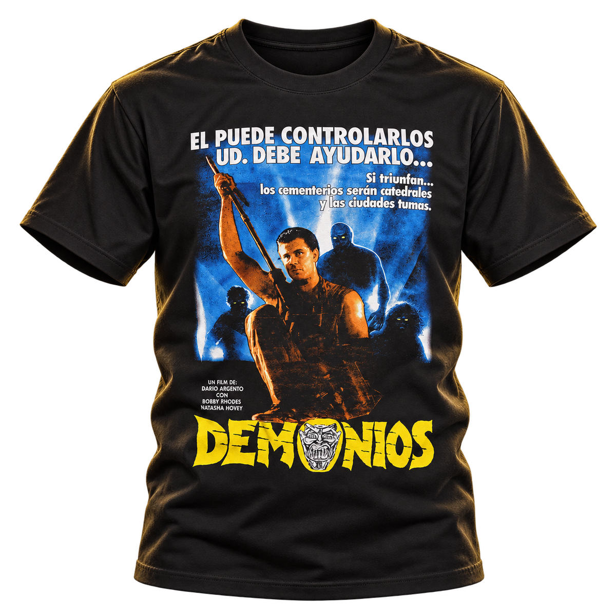 LAMBERTO BAVA'S "DEMONS" MEXICO POSTER T-SHIRT