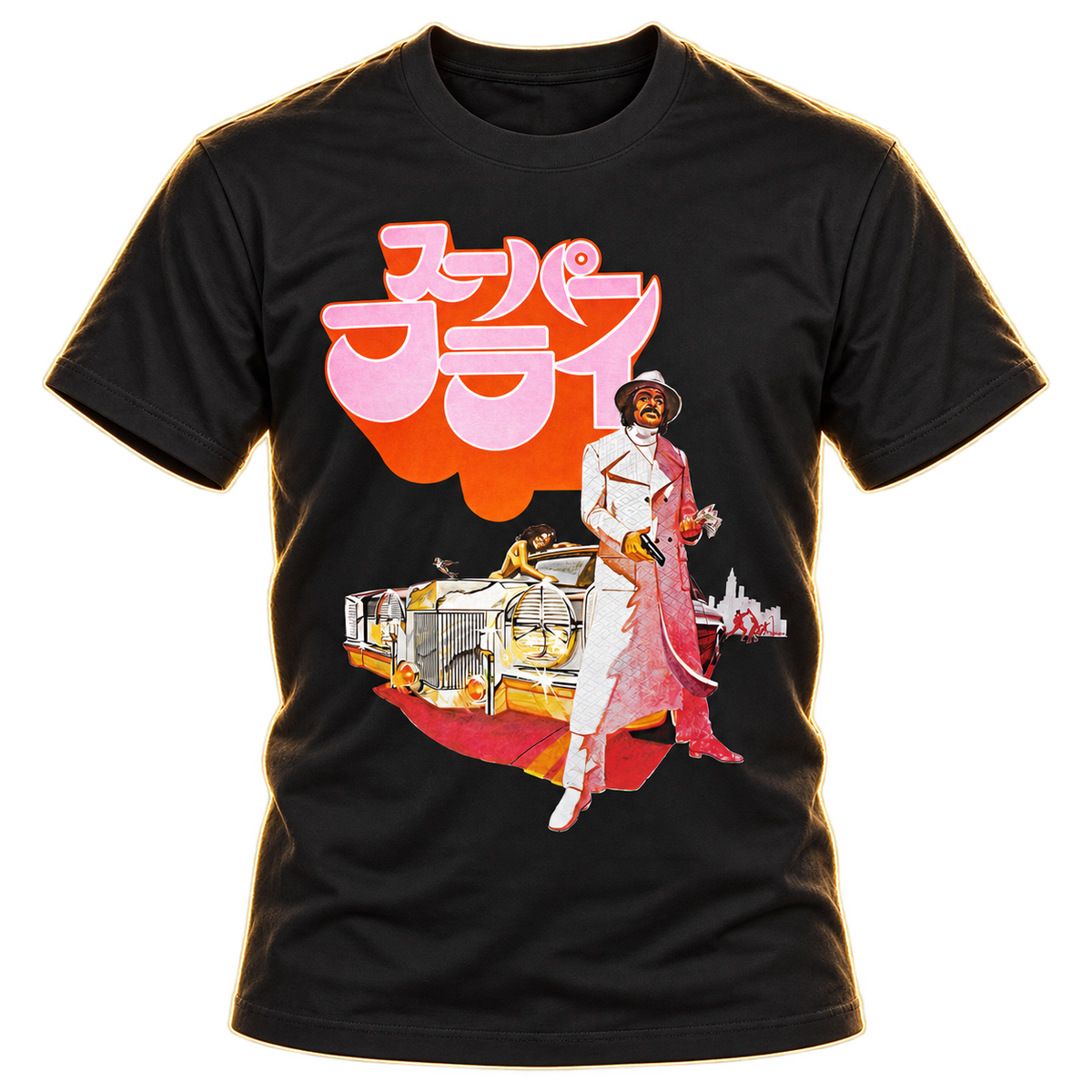 SUPER FLY : JAPANESE POSTER T-SHIRT