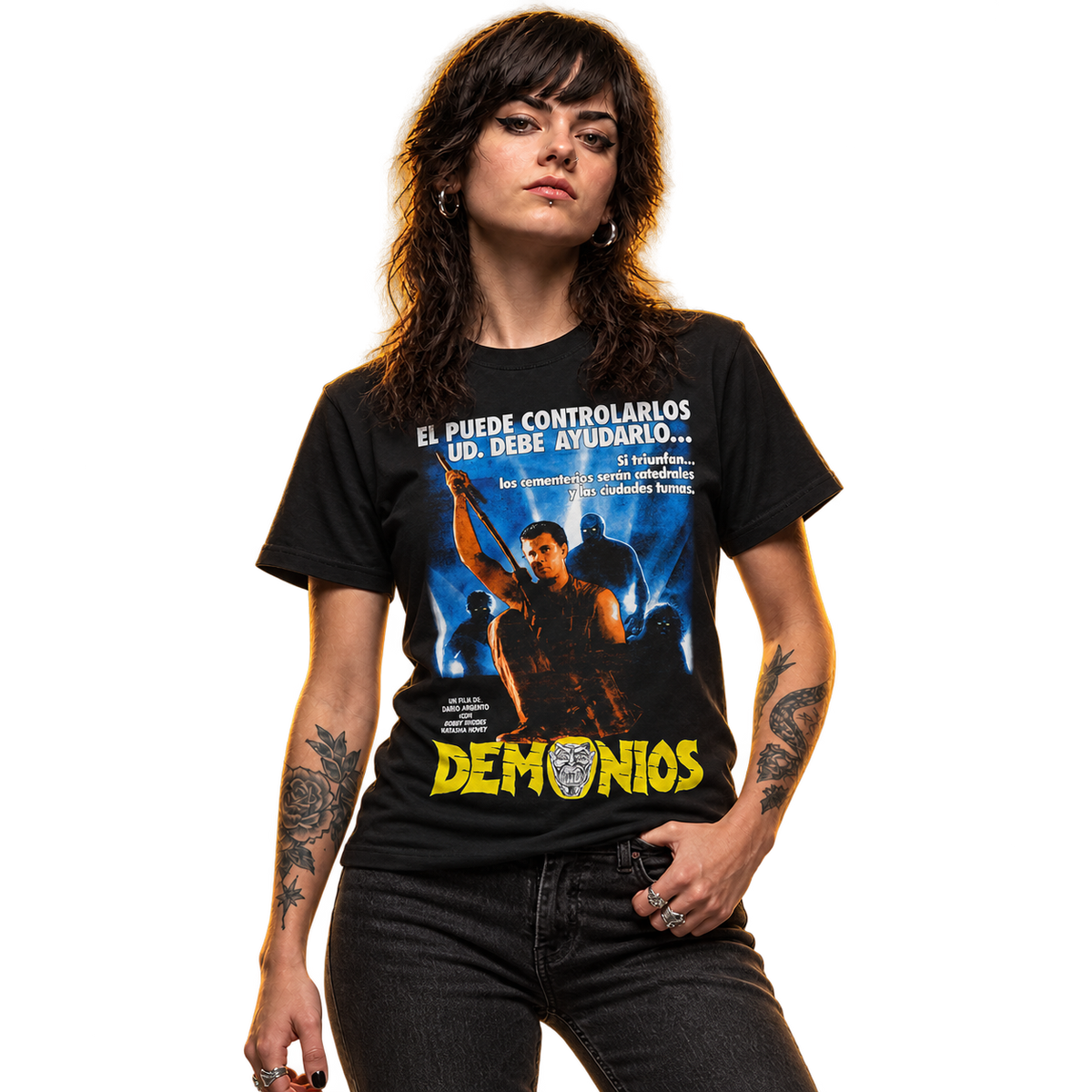 LAMBERTO BAVA'S "DEMONS" MEXICO POSTER T-SHIRT