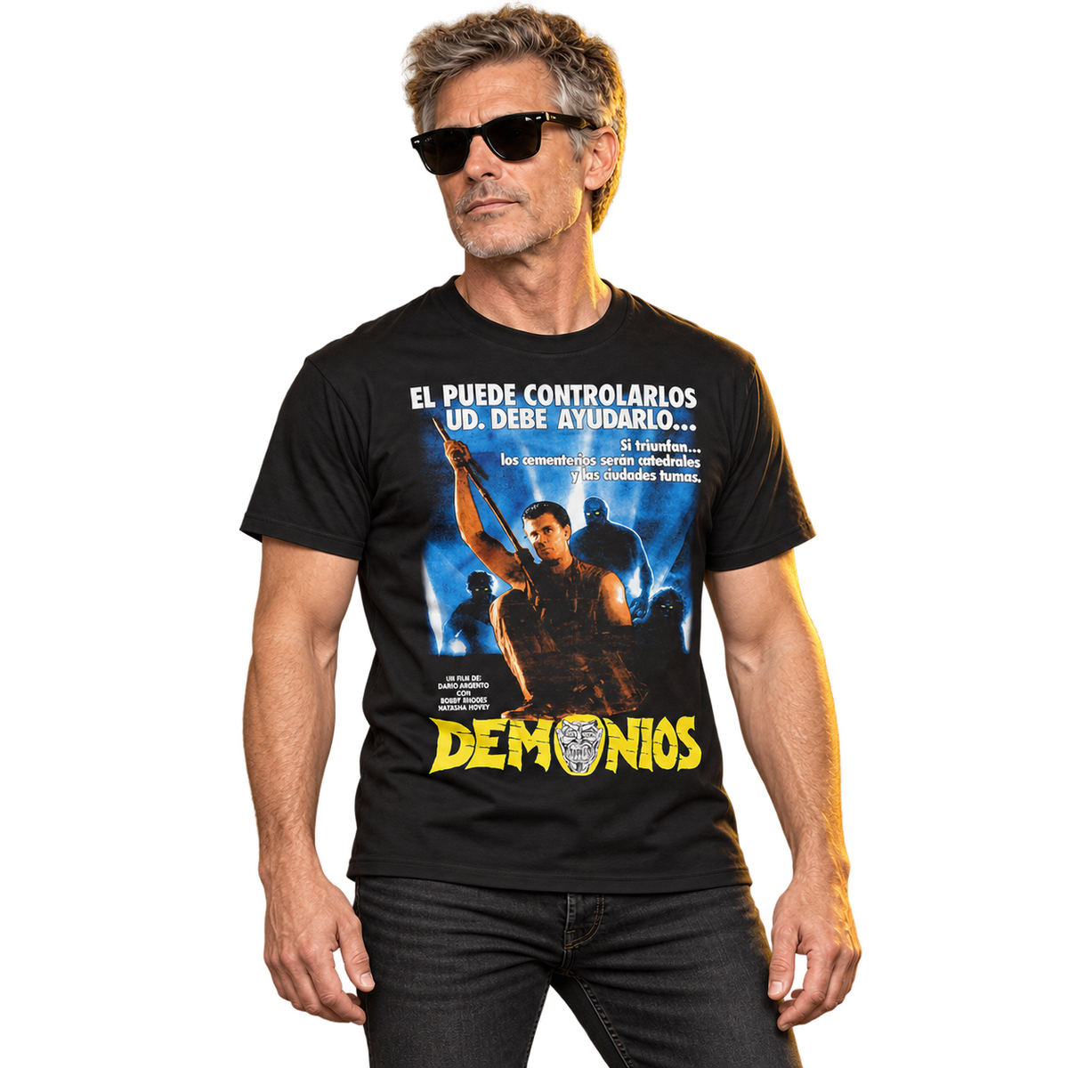 LAMBERTO BAVA'S "DEMONS" MEXICO POSTER T-SHIRT