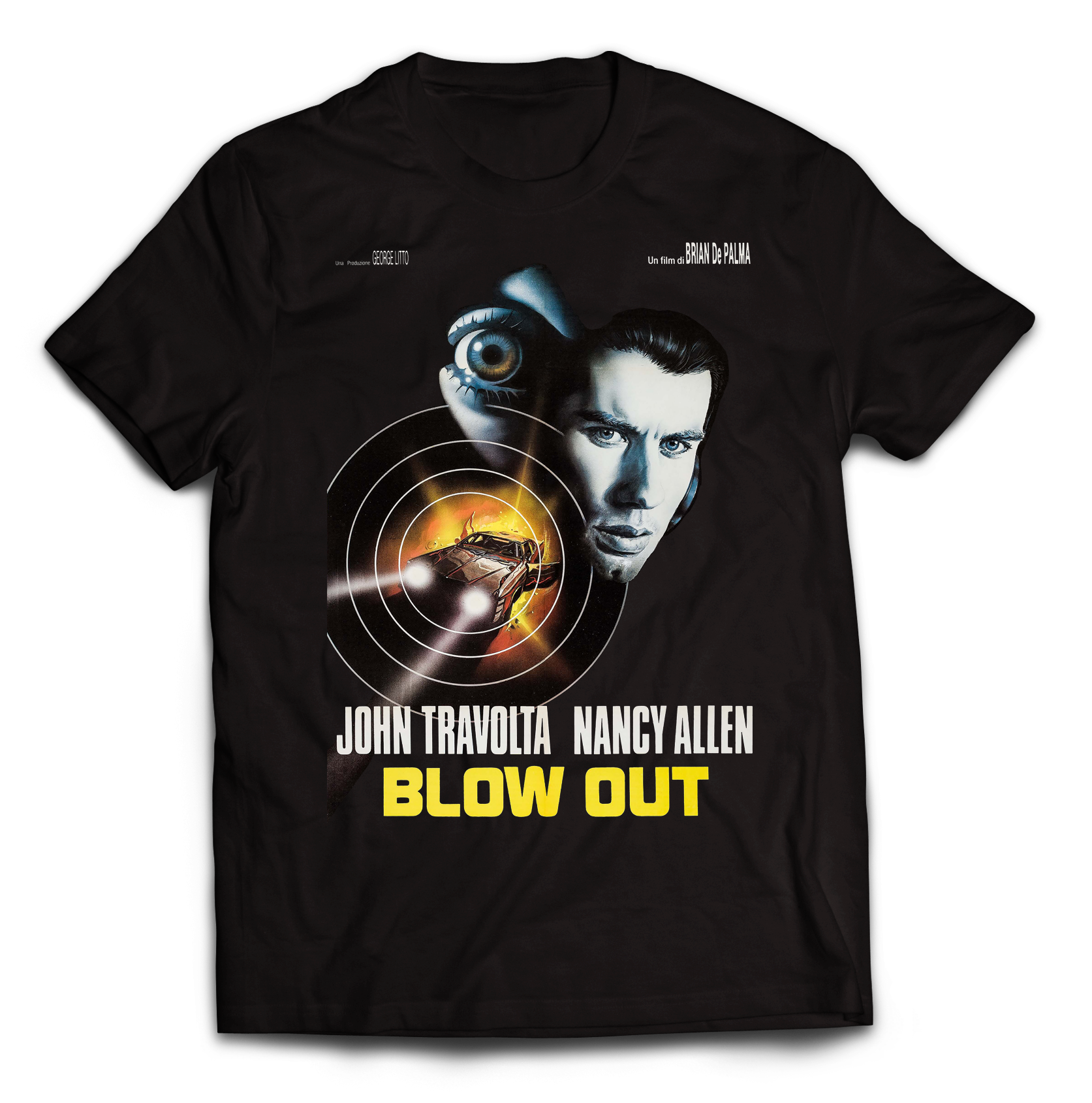 BLOW OUT ITALIAN POSTER T-SHIRT