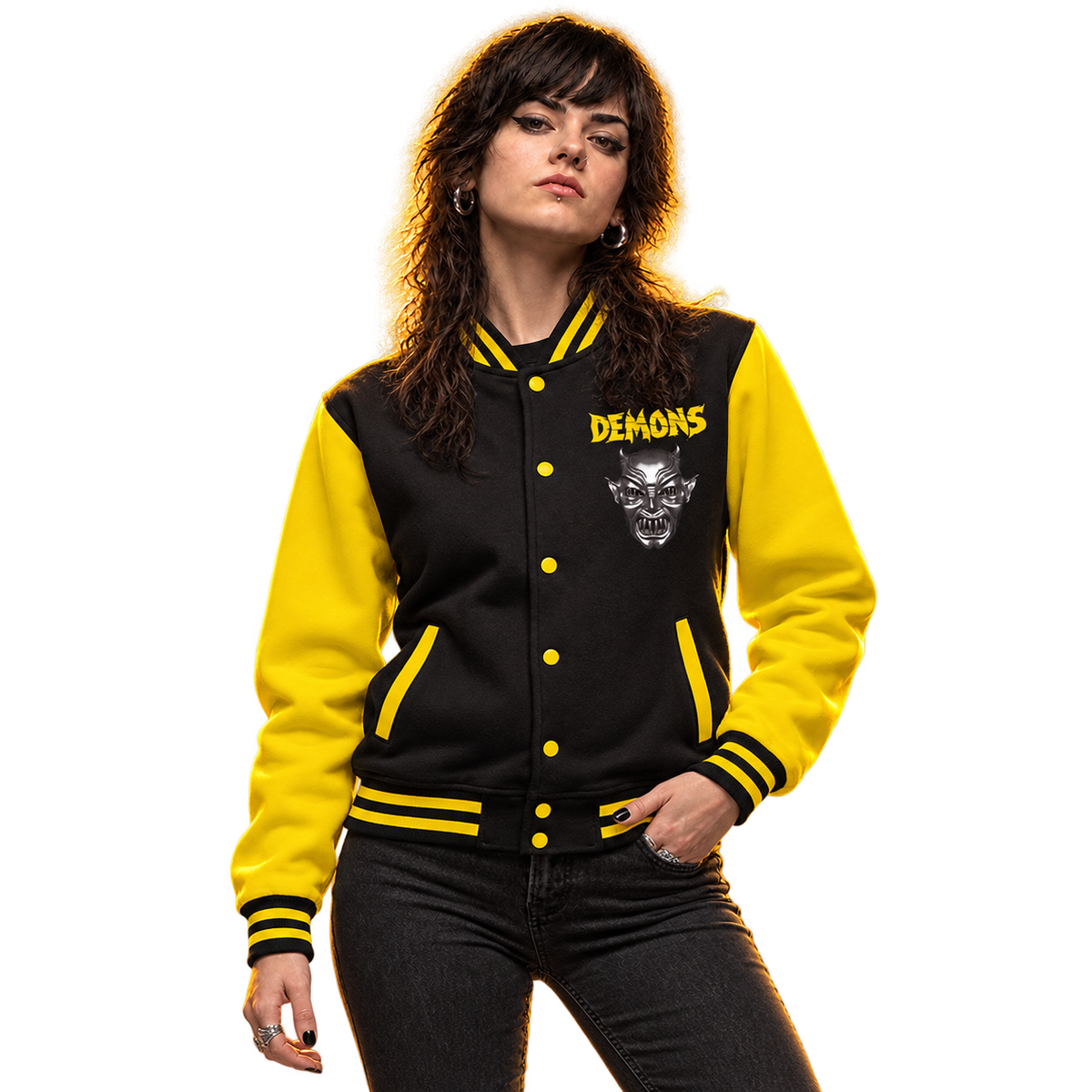 LAMBERTO BAVA'S "DEMONS" LETTERMAN JACKET