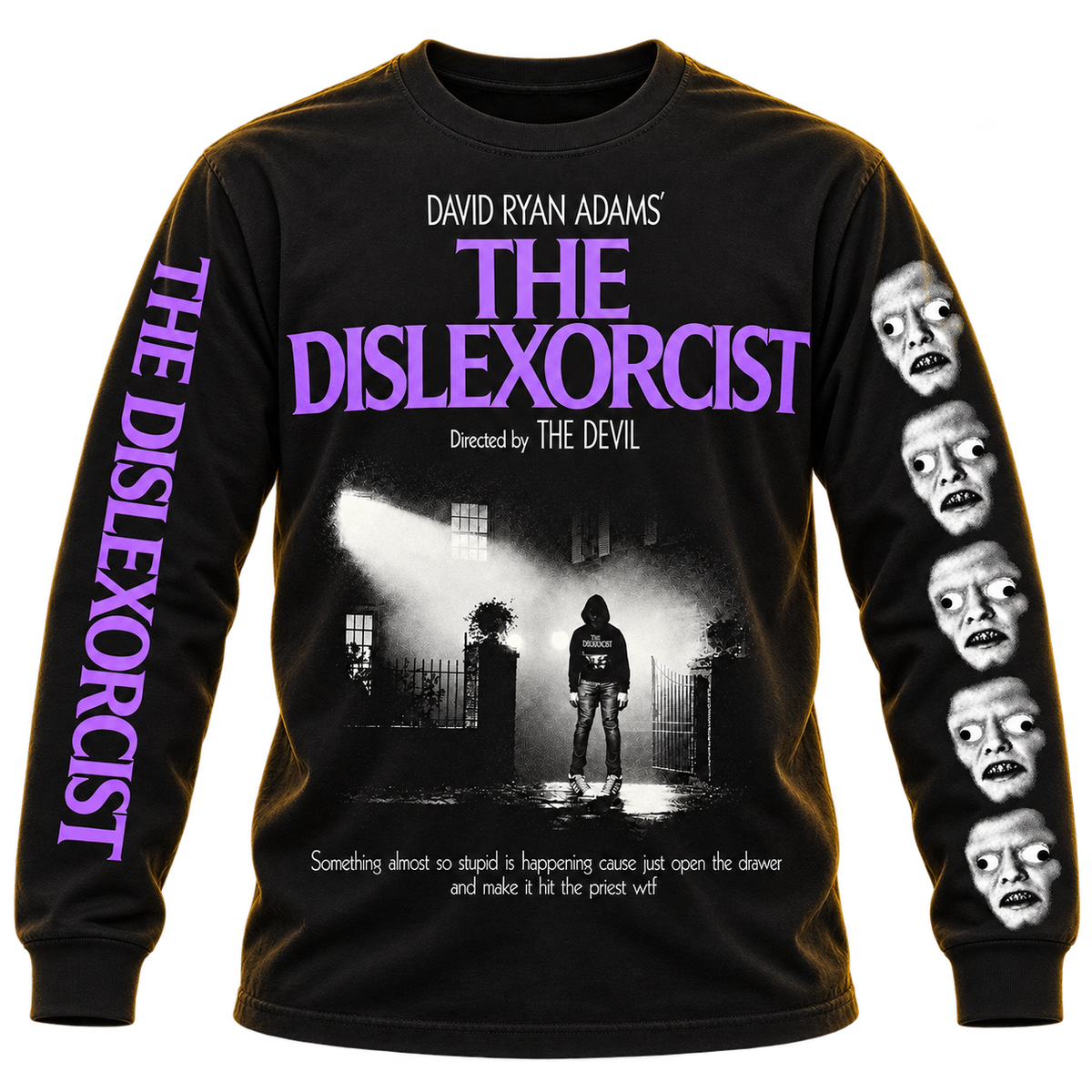 RYAN ADAMS / PAX AM "THE DISLEXORCIST" LONGSLEEVE T-SHIRT
