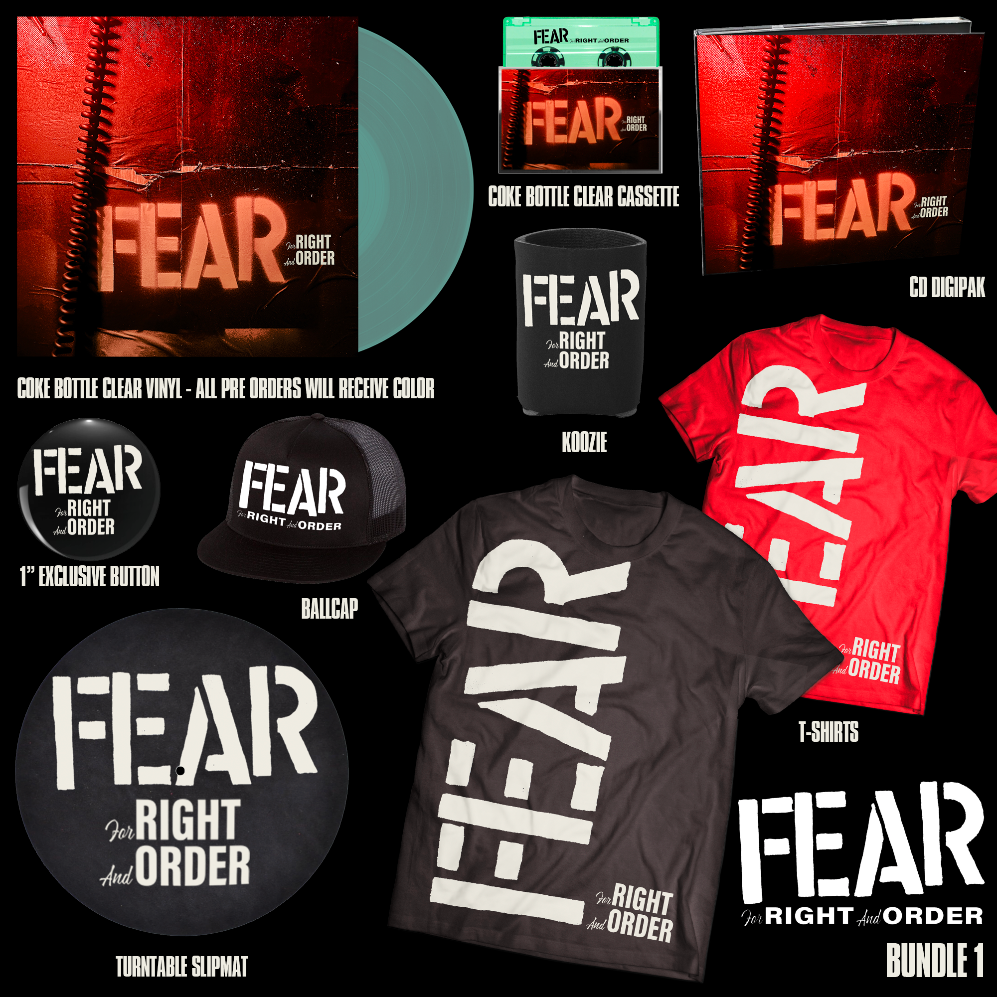 FEAR "FOR RIGHT AND ORDER" LIMITED EDITION DELUXE BUNDLE 1