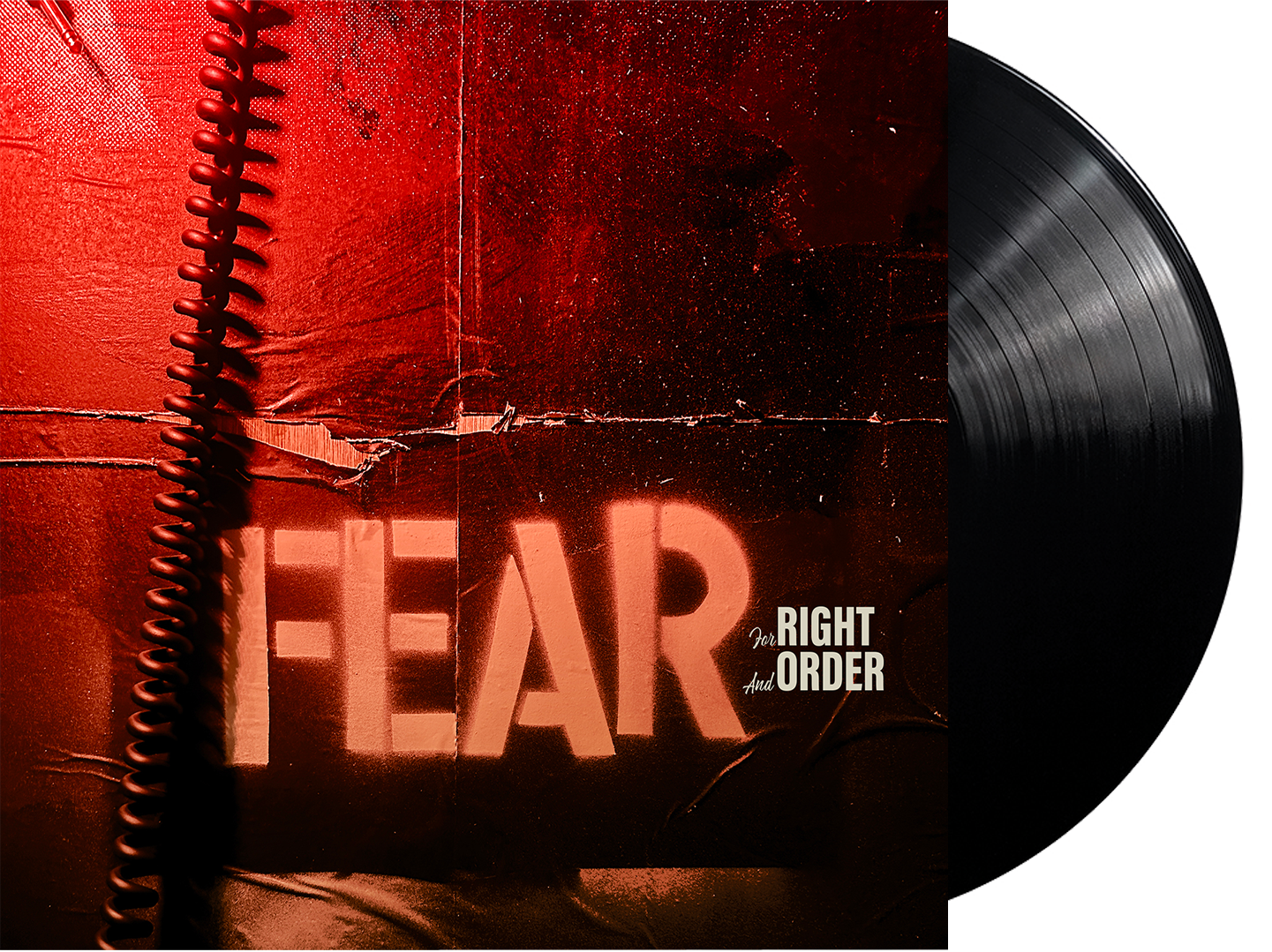 FEAR "FOR RIGHT AND ORDER" STANDARD EDITION BLACK VINYL LP - PRE ORDER