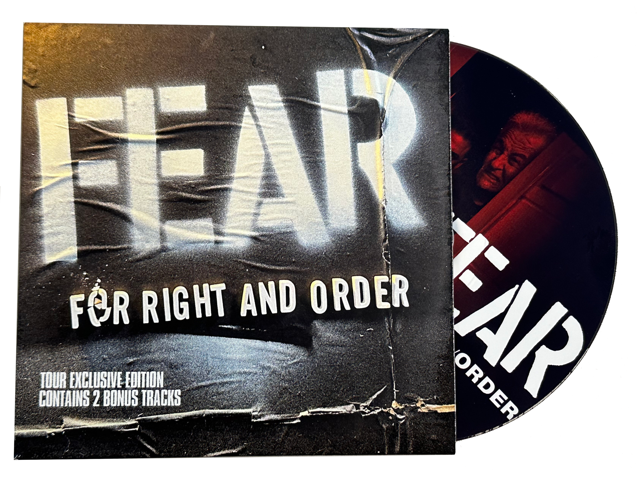 FEAR "FOR RIGHT AND ORDER" LIMITED EDITION TOUR CD (CONTAINS 2 BONUS TRACKS)