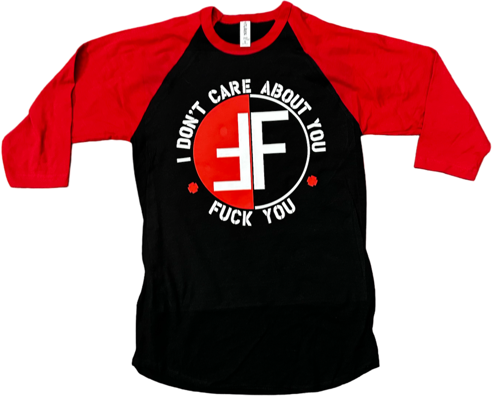 FEAR "I DON'T CARE ABOUT YOU" 3/4 SLEEVE RAGLAN