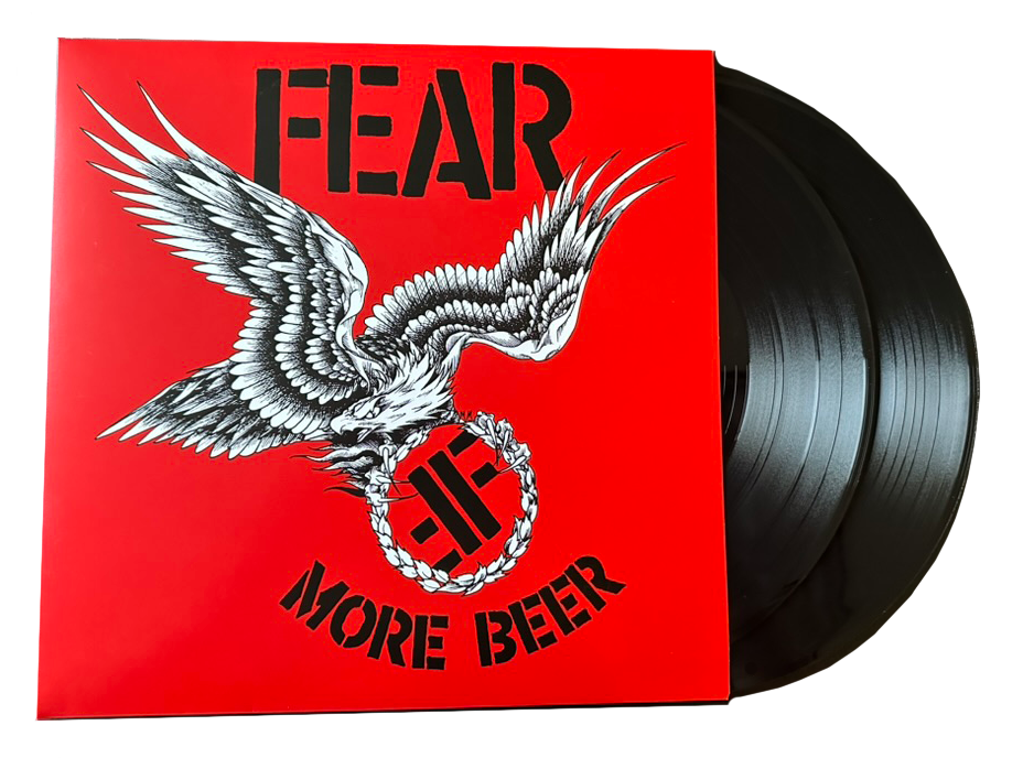 FEAR - "MORE BEER" 2XLP STANDARD BLACK VINYL SET