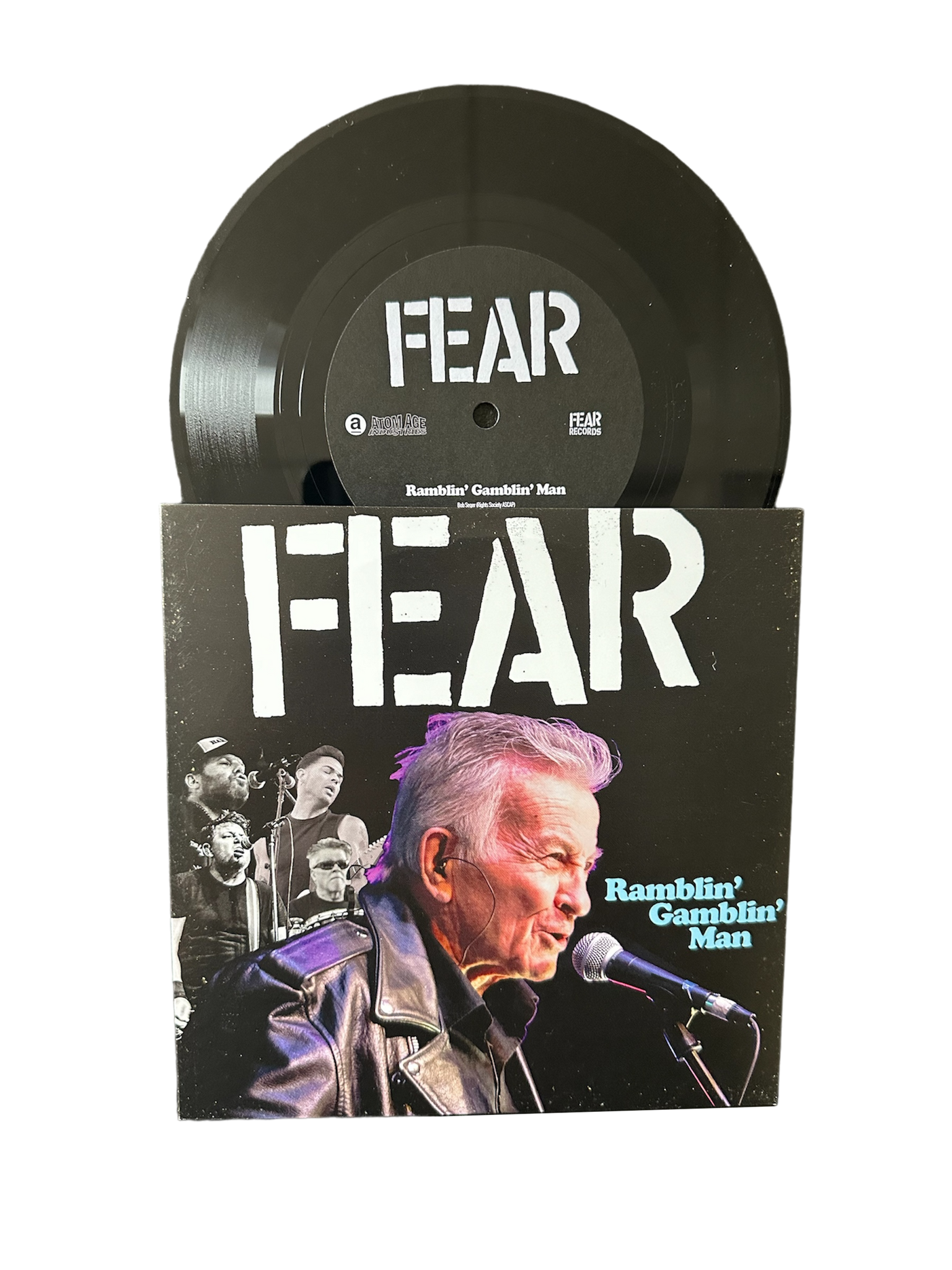 FEAR "RAMBLIN' GAMBLIN' MAN" 7" TOUR EDITION VINYL SINGLE  ** IN STOCK AND SHIPS IMMEDIATELY**