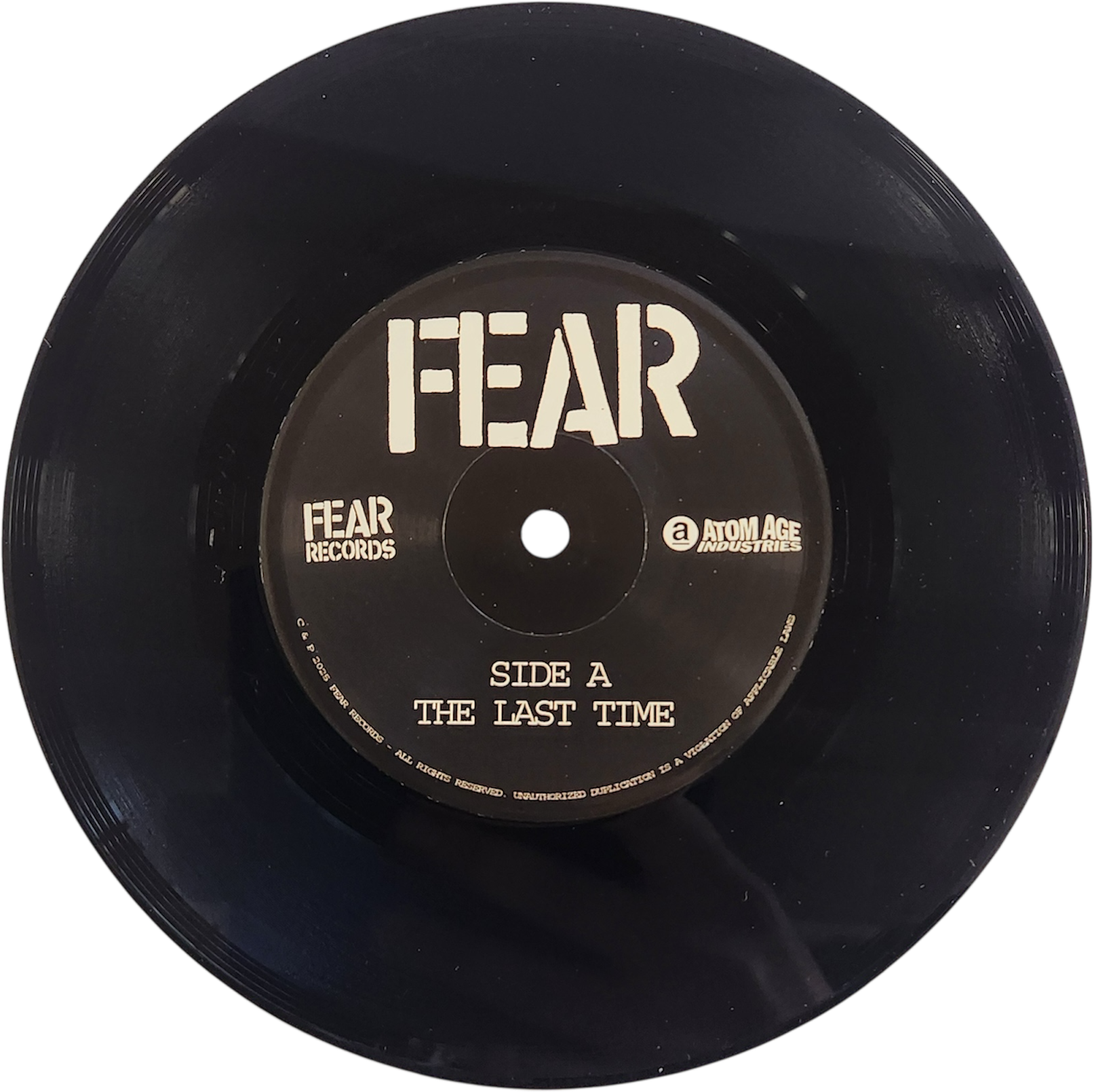 FEAR "THE LAST TIME" 7" VINYL SINGLE  **SHIPS ON 11/14/25**