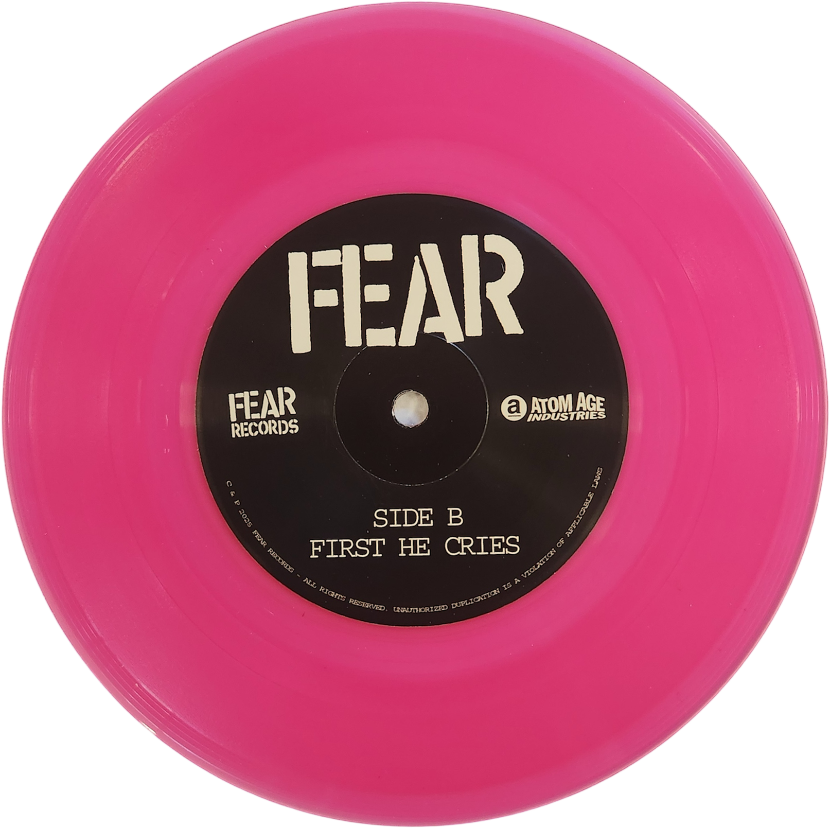 FEAR "THE LAST TIME" 7" VINYL SINGLE  **SHIPS ON 11/14/25**