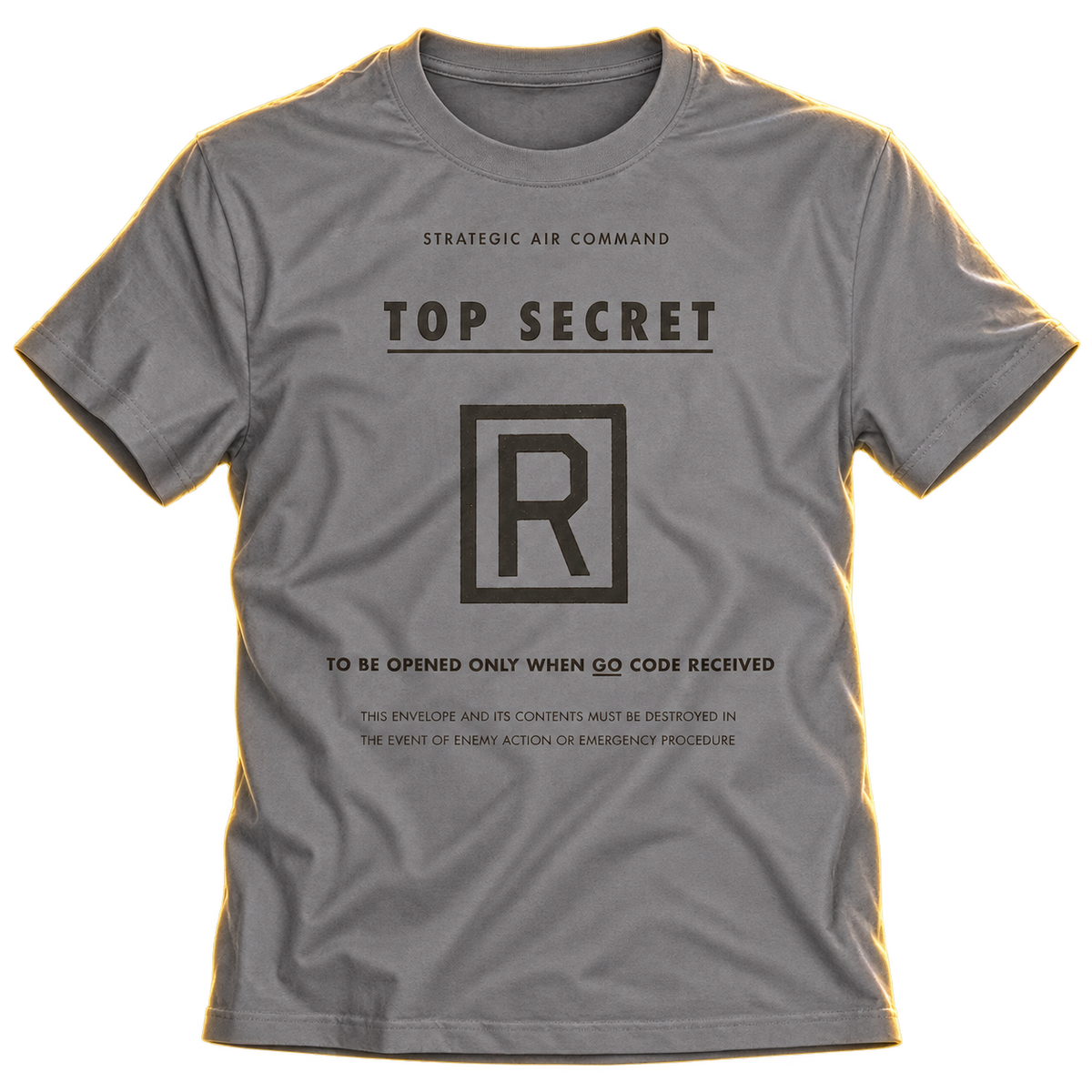 DR. STRANGELOVE, OR:  HOW I LEARNED TO STOP WORRYING AND LOVE THE BOMB - GO CODE T-SHIRT