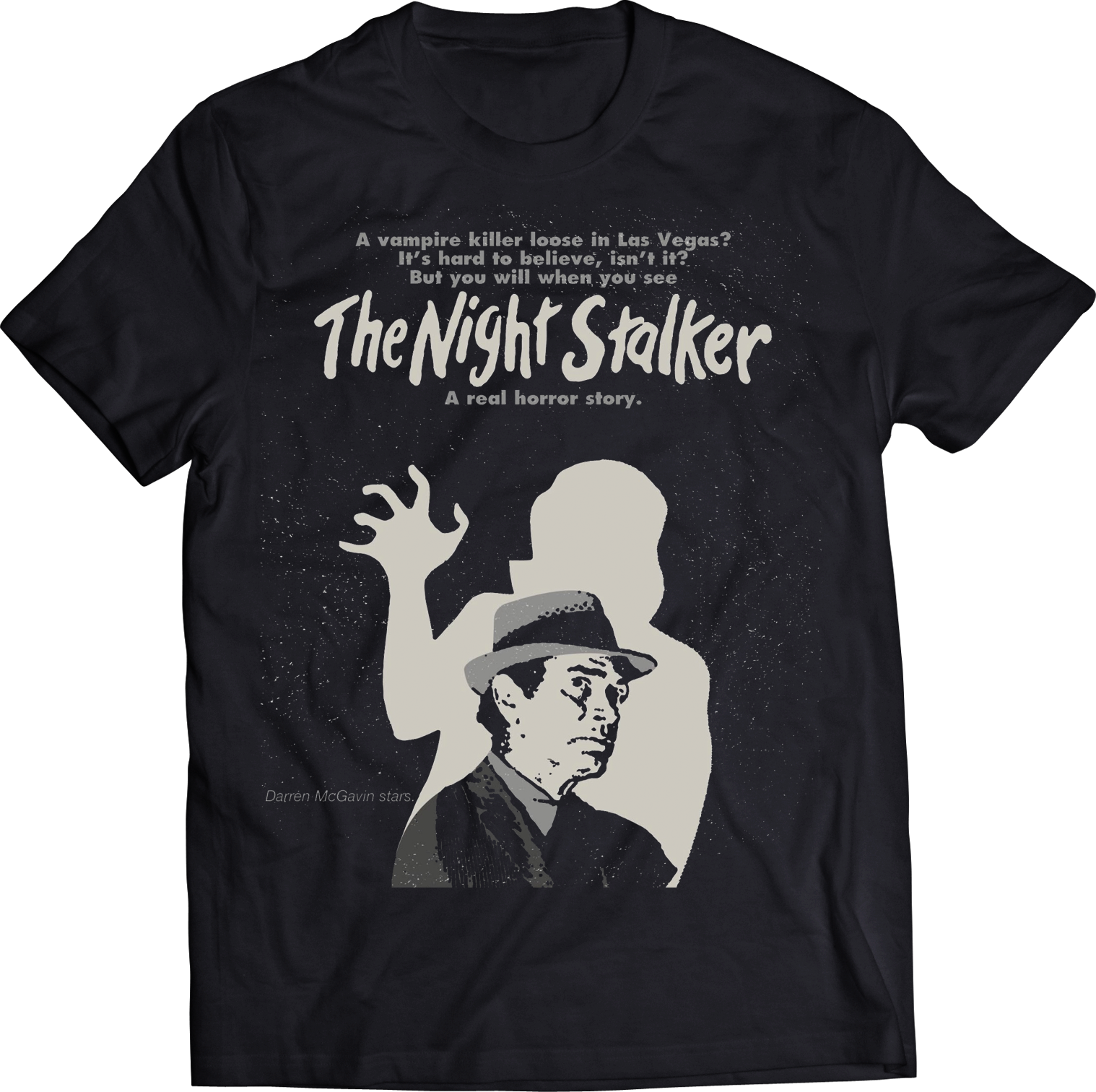 KOLCHAK: THE NIGHT STALKER:  "TV MOVIE" T-SHIRT