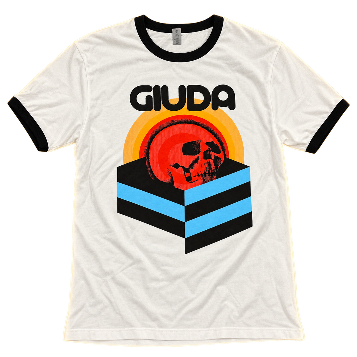 GIUDA "LOUDER THAN ACTION" LADIES RINGER T-SHIRT