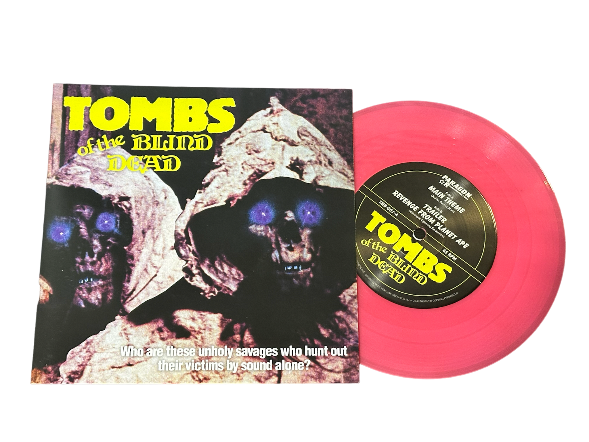 REGAL RECORDS - TOMBS OF THE BLIND DEAD 7" VINYL RECORD