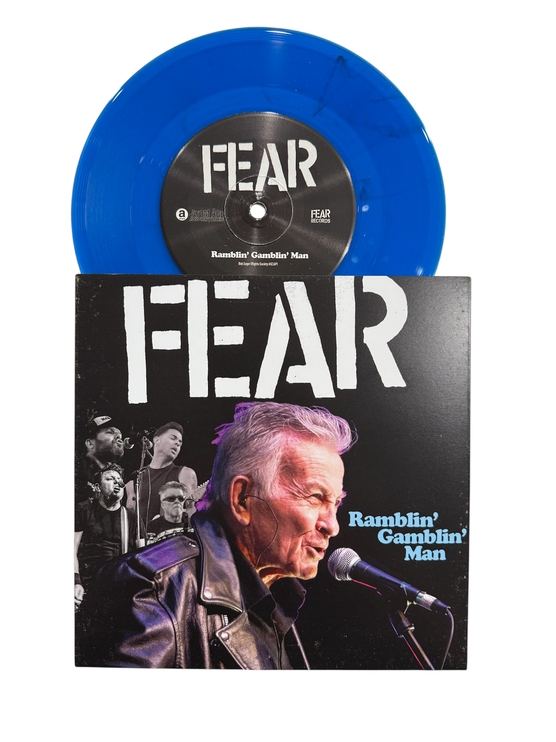 FEAR "RAMBLIN' GAMBLIN' MAN" 7" VINYL SINGLE  ** IN STOCK AND SHIPS IMMEDIATELY**
