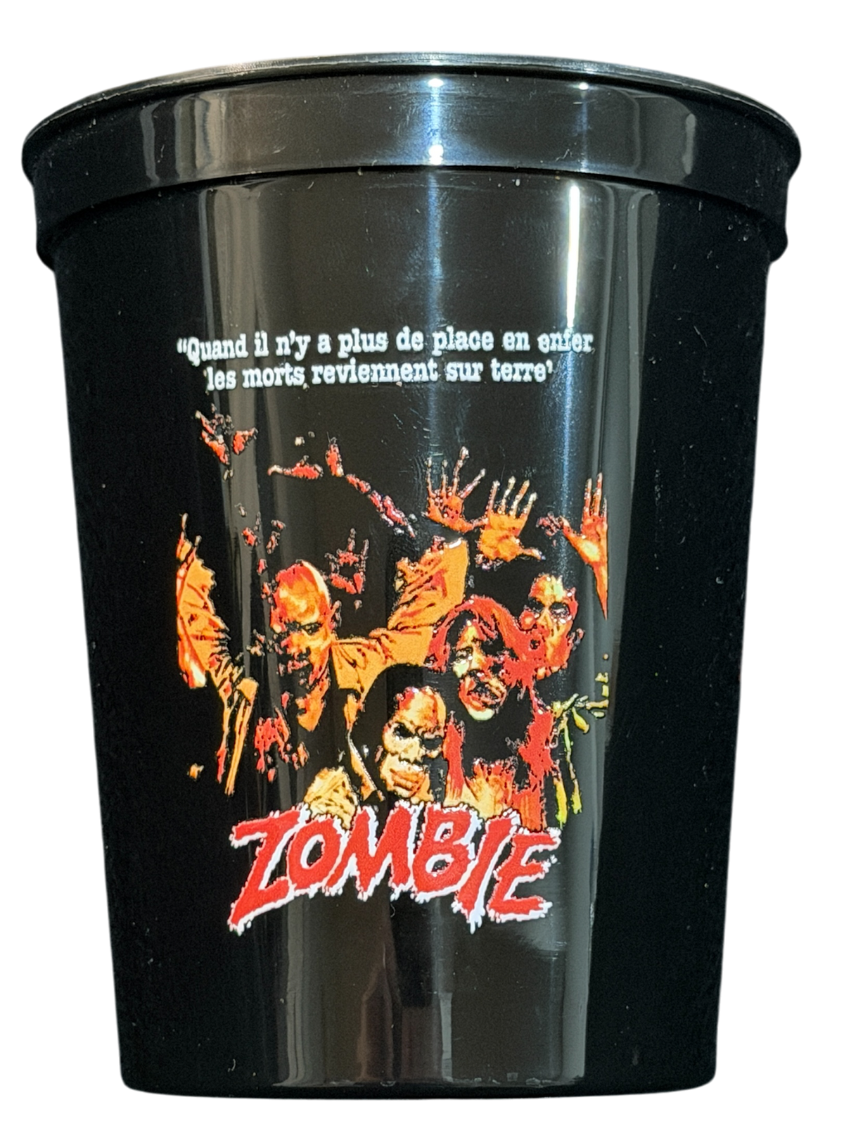 DARIO ARGENTO'S "ZOMBIE: DAWN OF THE DEAD" - "FRENCH POSTER"  MINI TUMBLER