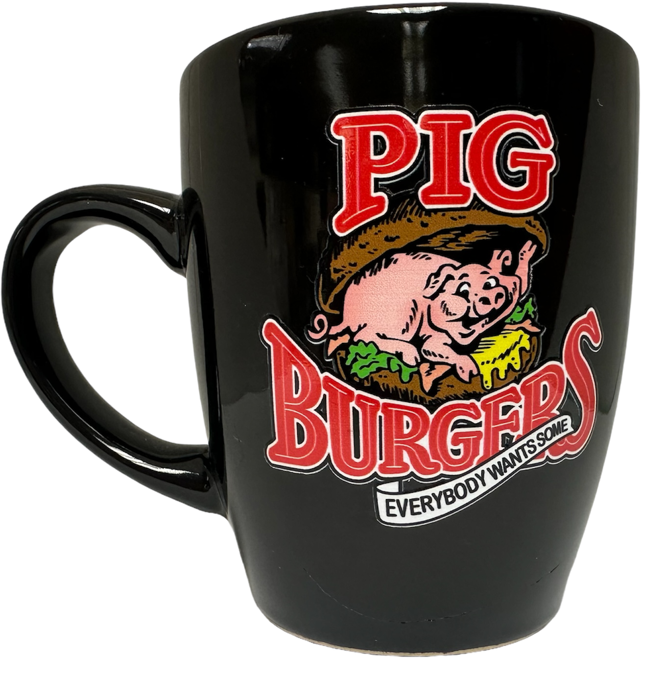 BETTER OFF DEAD : "PIG BURGERS" COFFEE MUG
