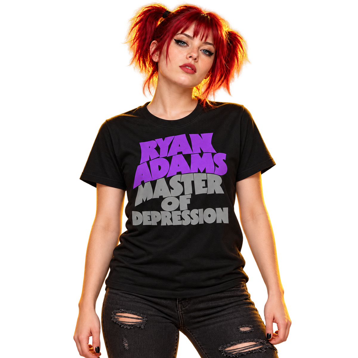 RYAN ADAMS / PAX AM "MASTER OF DEPRESSION" T-SHIRT