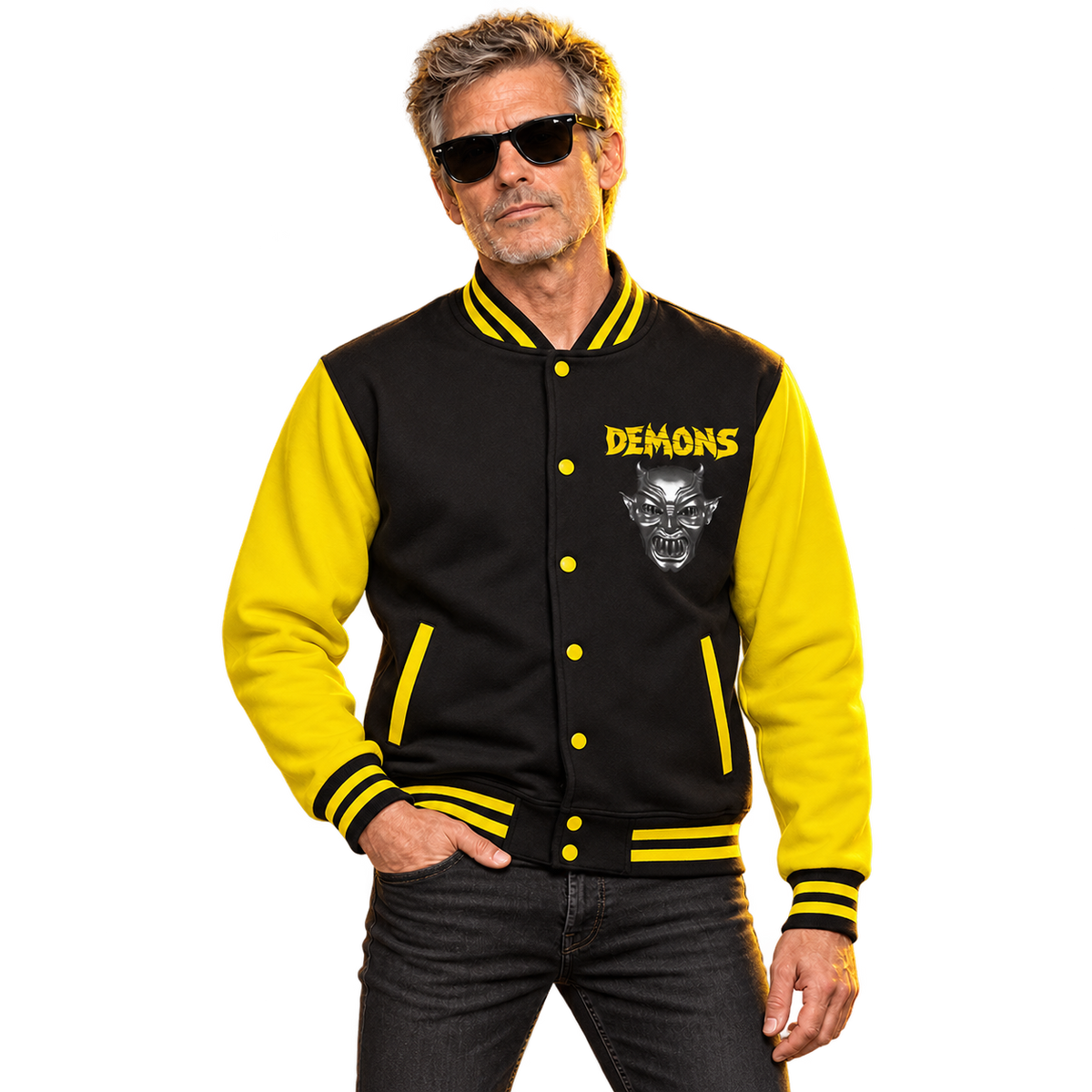 LAMBERTO BAVA'S "DEMONS" LETTERMAN JACKET